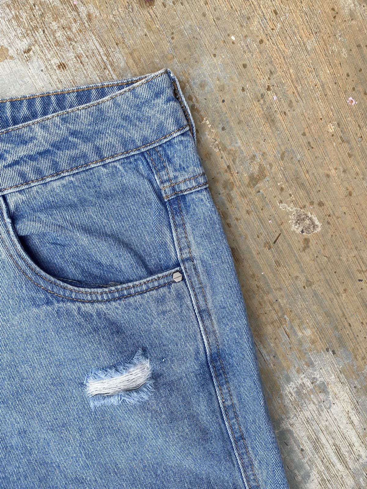Japanese Brand New Wave Street Culture By Inflation Baggy Jeans Size US 30 / EU 46 - 4 Thumbnail