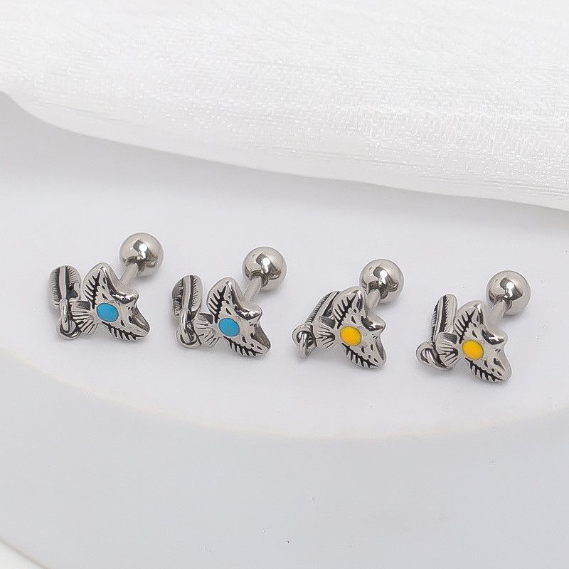 Jewelry New Trend Earrings One Pairs Chrome Jewelry Size ONE SIZE - 2 Thumbnail