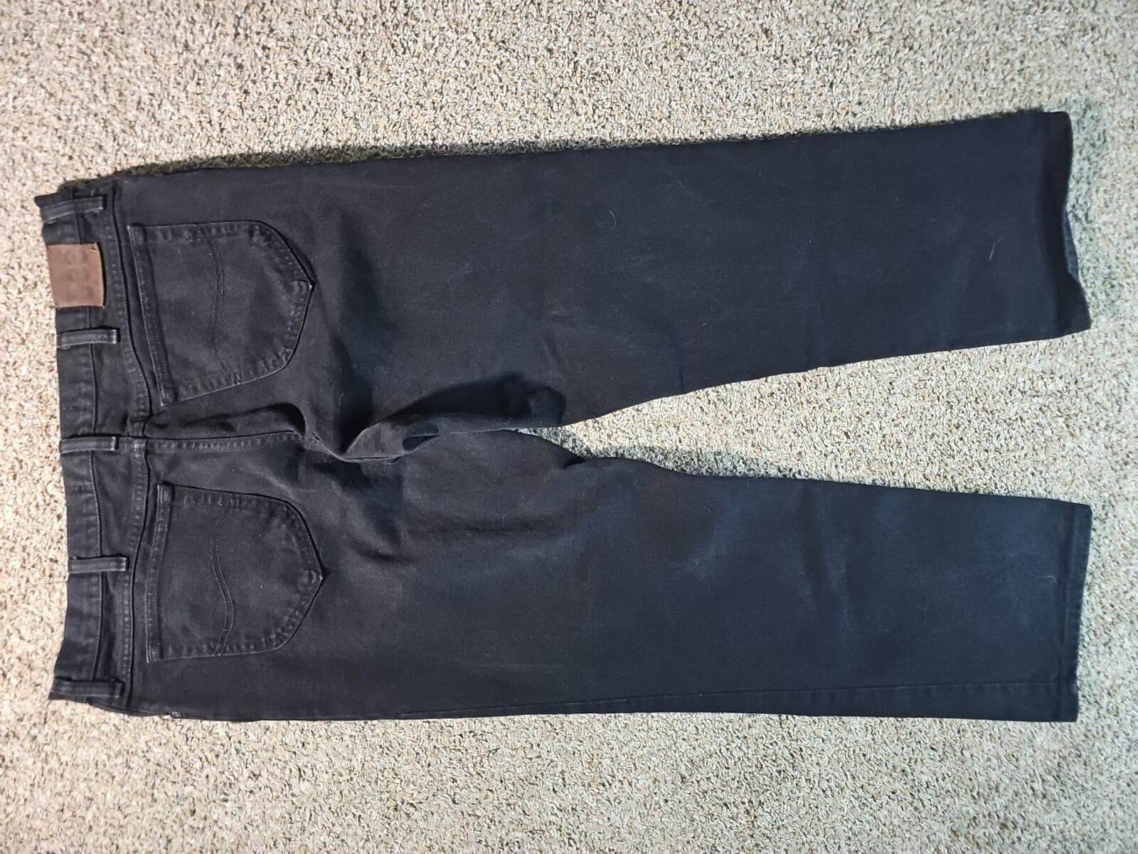 Lee Lee Regular Fit 42x30 Black Jeans Size US 42 / EU 58 - 7 Thumbnail