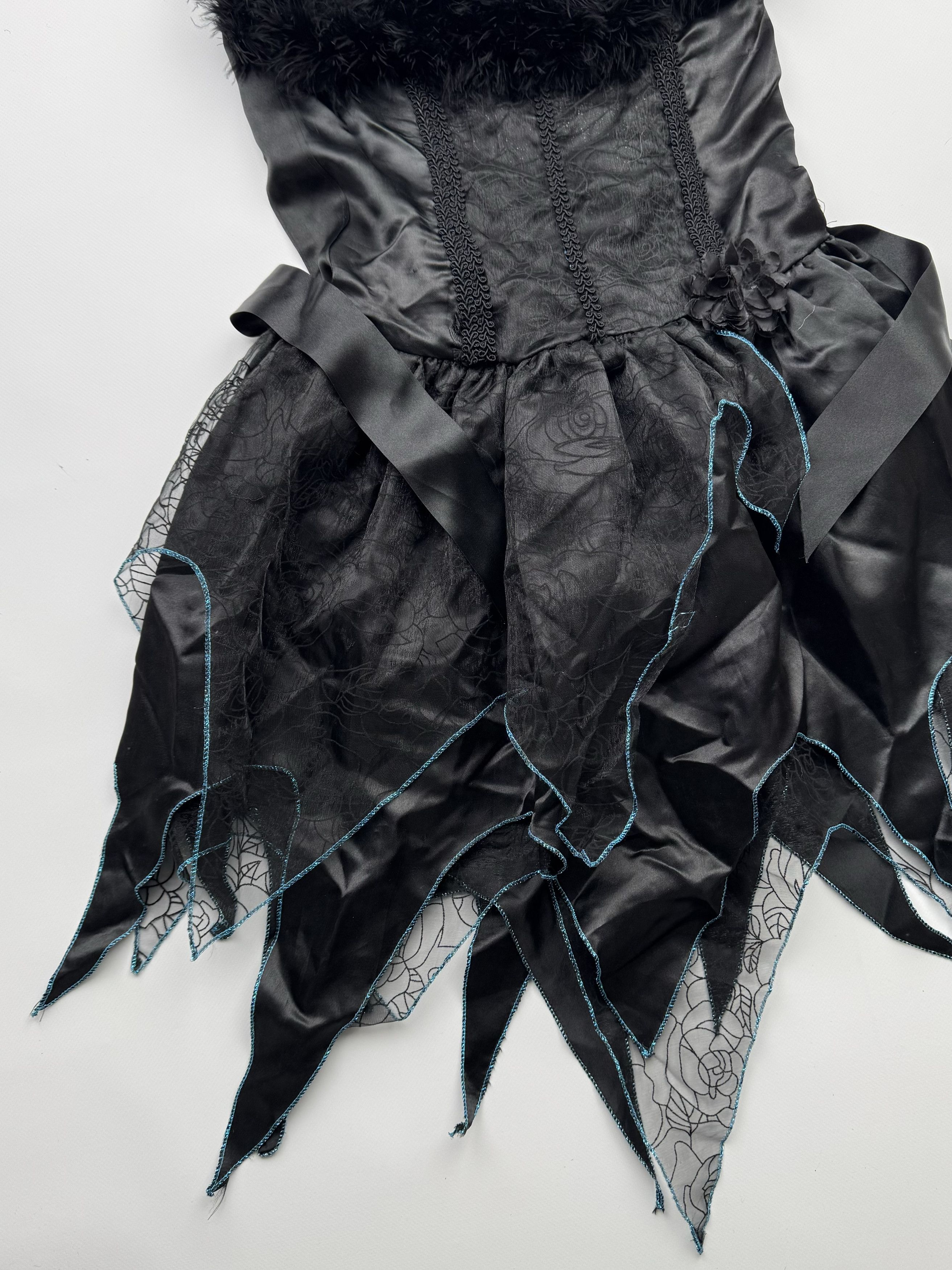 Vintage Vintage Goth Mini Dress B336(V348)E2 Size S / US 4 / IT 40 - 3 Thumbnail