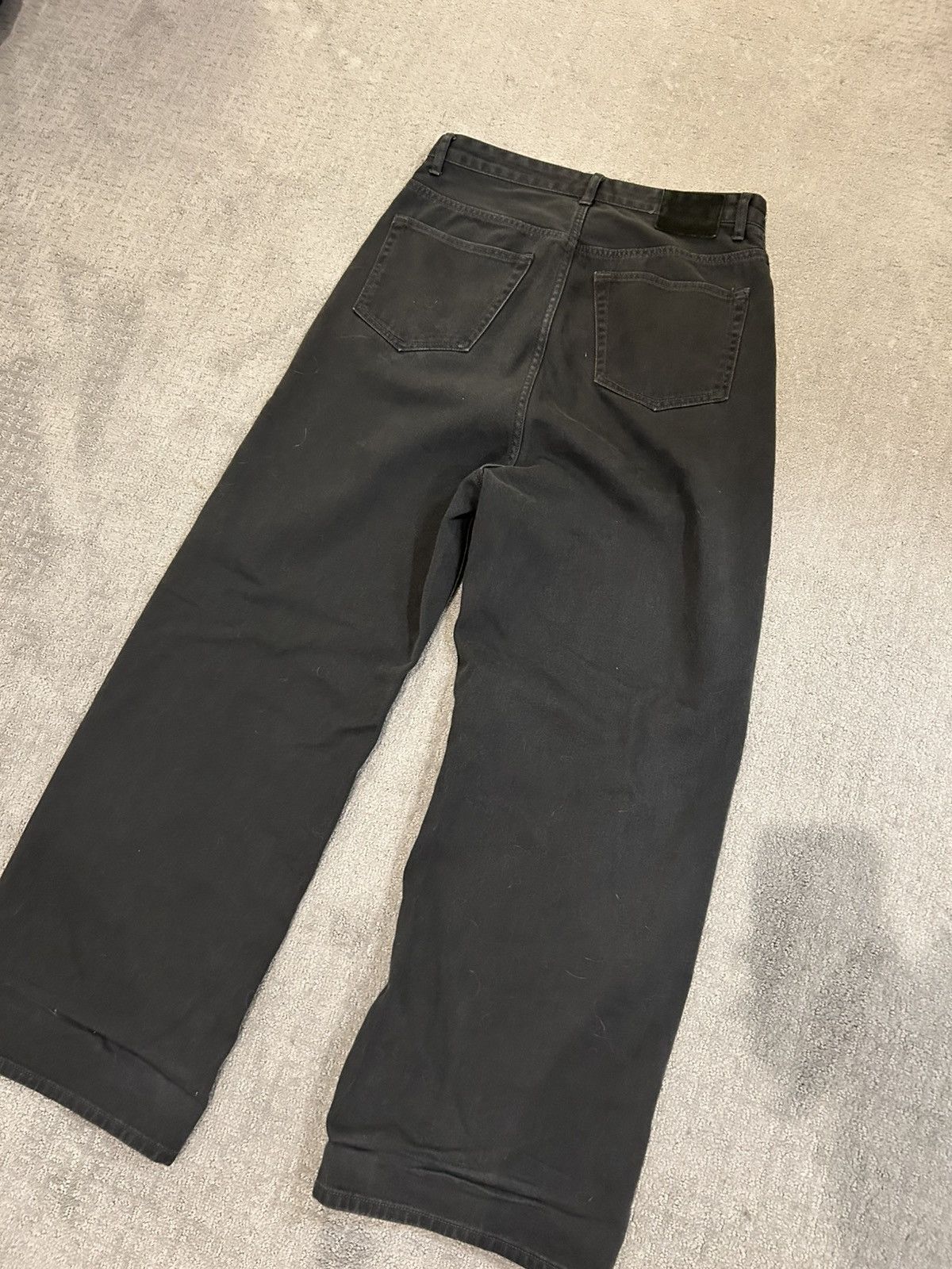 VUJA DE LUKE PL BAGGY JEANS IN MUDWASH BLACK