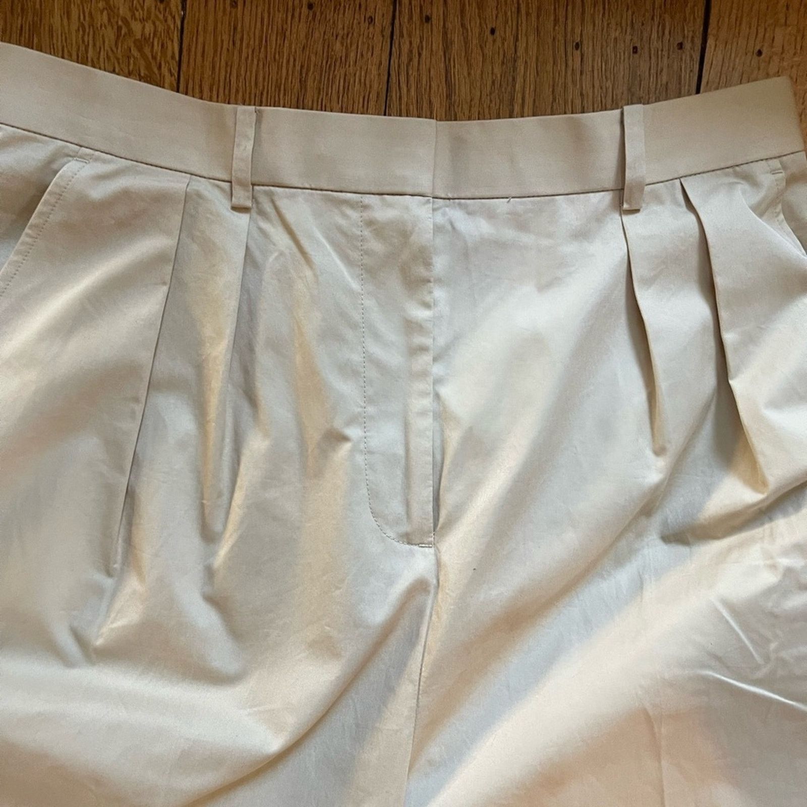 Tory Burch Poplin Pleated Trousers NWT Size:12