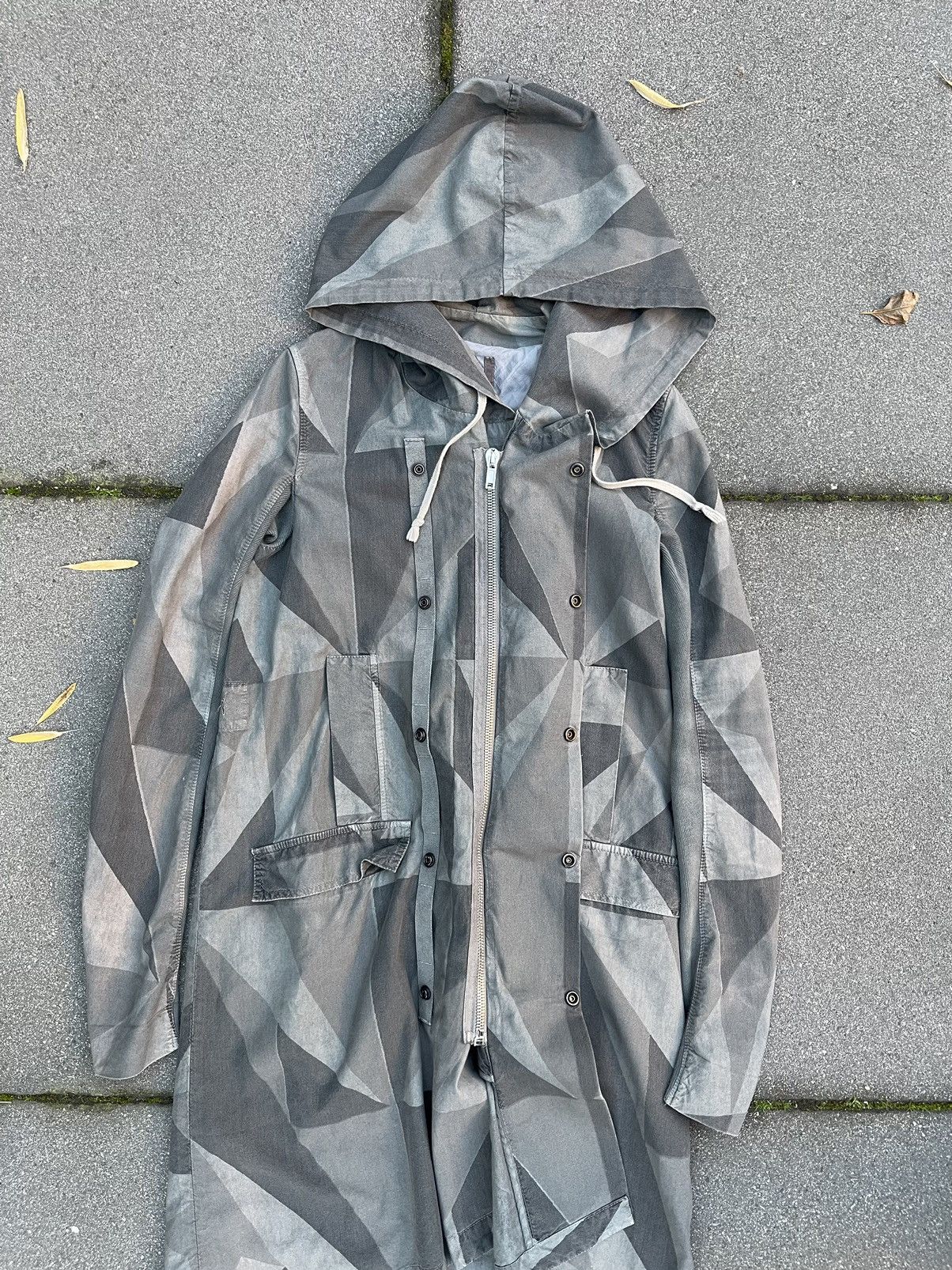Rick Owens Rick owens ss13 geometric camo parka Size M / US 6-8 / IT 42-44 - 4 Thumbnail
