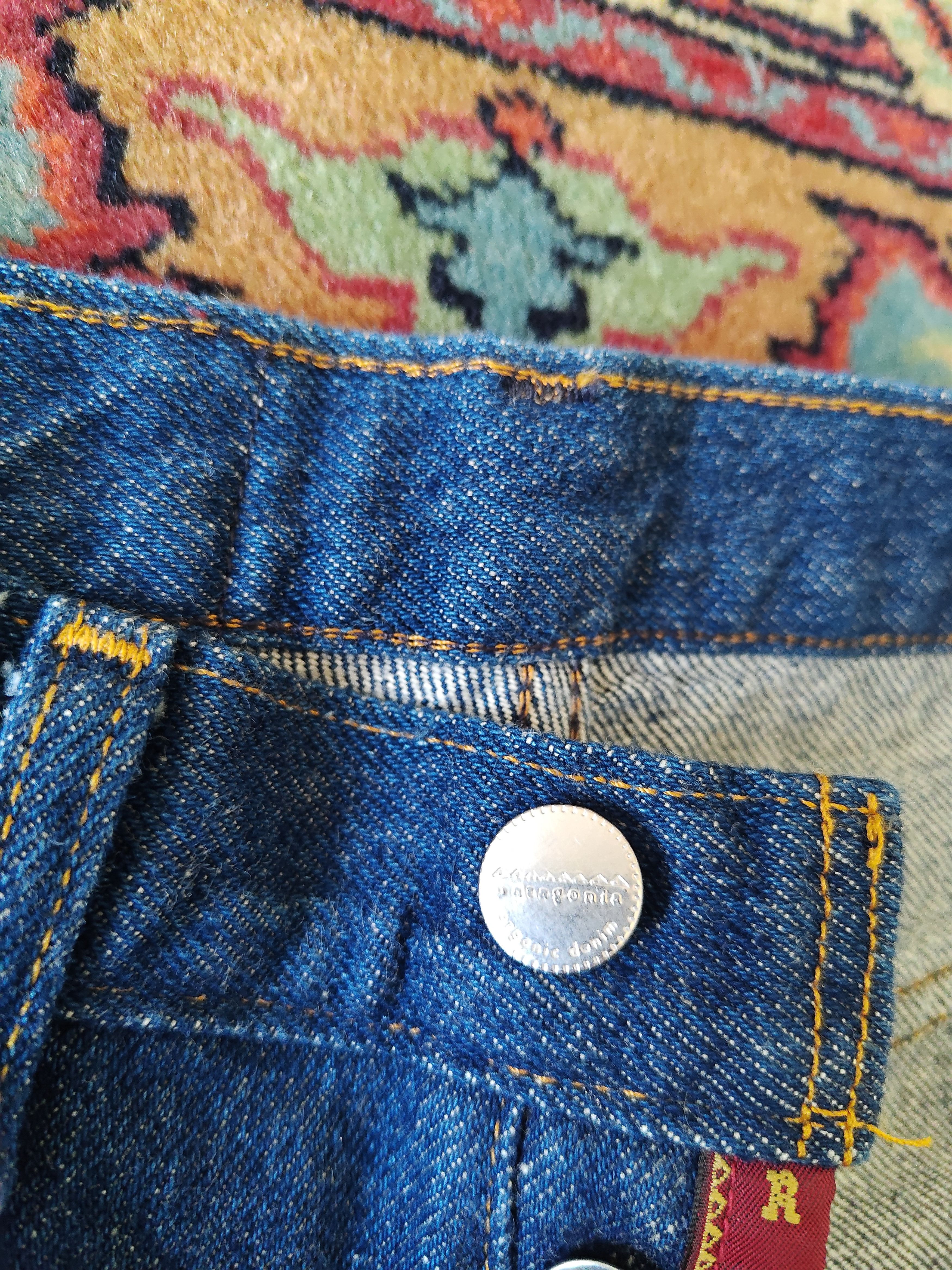 Patagonia Patagonia Organic Denim Jeans – 90s Vintage – Made in USA Size 28" / US 6 / IT 42 - 5 Thumbnail