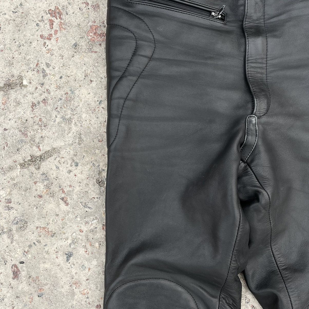 Other Vintage Moto Pants 52 Real Leather 90s Y2K USA Size US 32 / EU 48 - 5 Thumbnail
