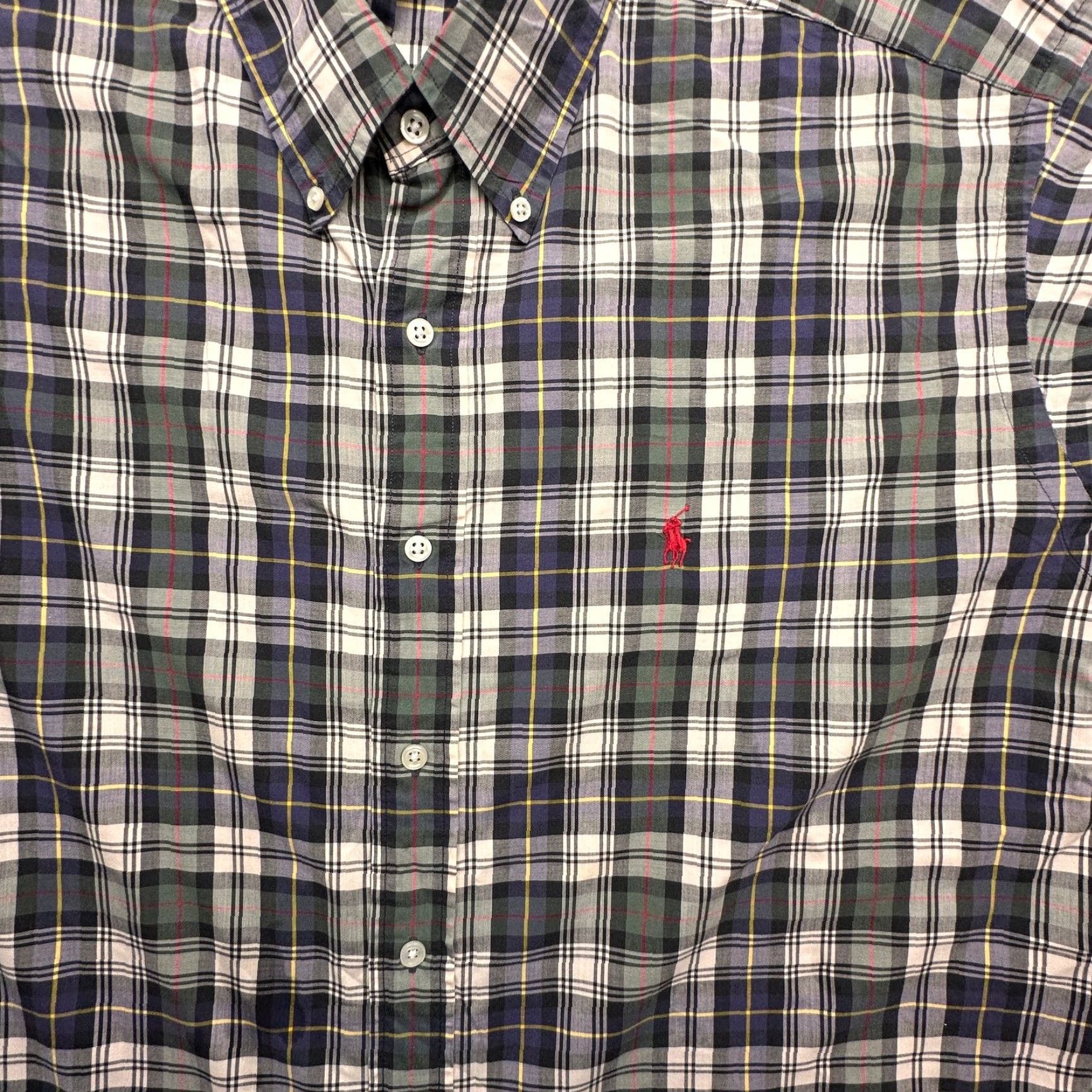 Polo Ralph Lauren Polo Ralph Lauren Blake Long Sleeve Button Down Shirt Mens Large Green Red Pony Size US L / EU 52-54 / 3 - 6 Thumbnail