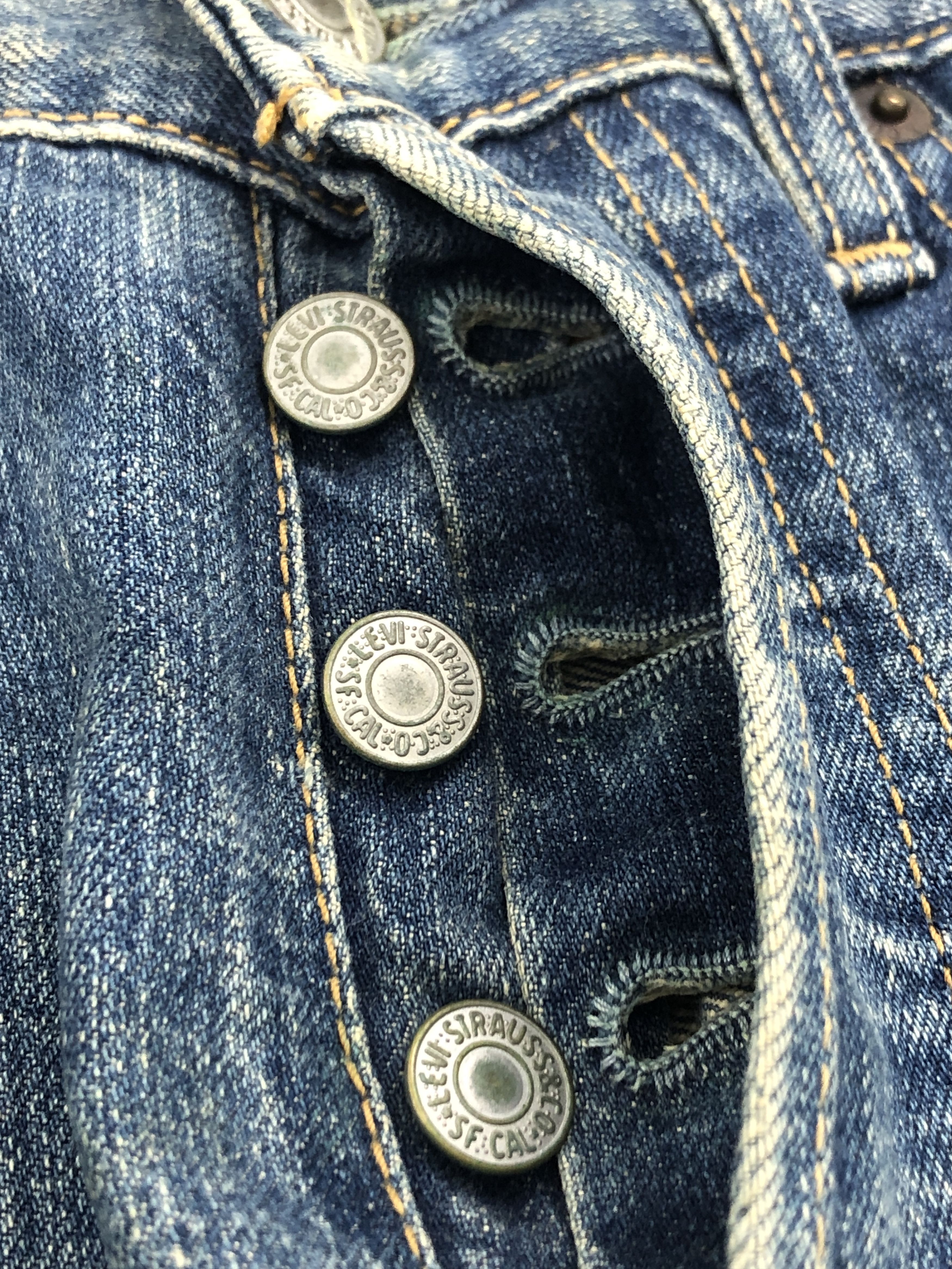 Levi's × Vintage Distressed Vintage Levis 501 Stone Washed Jeans Size US 32 / EU 48 - 14 Thumbnail