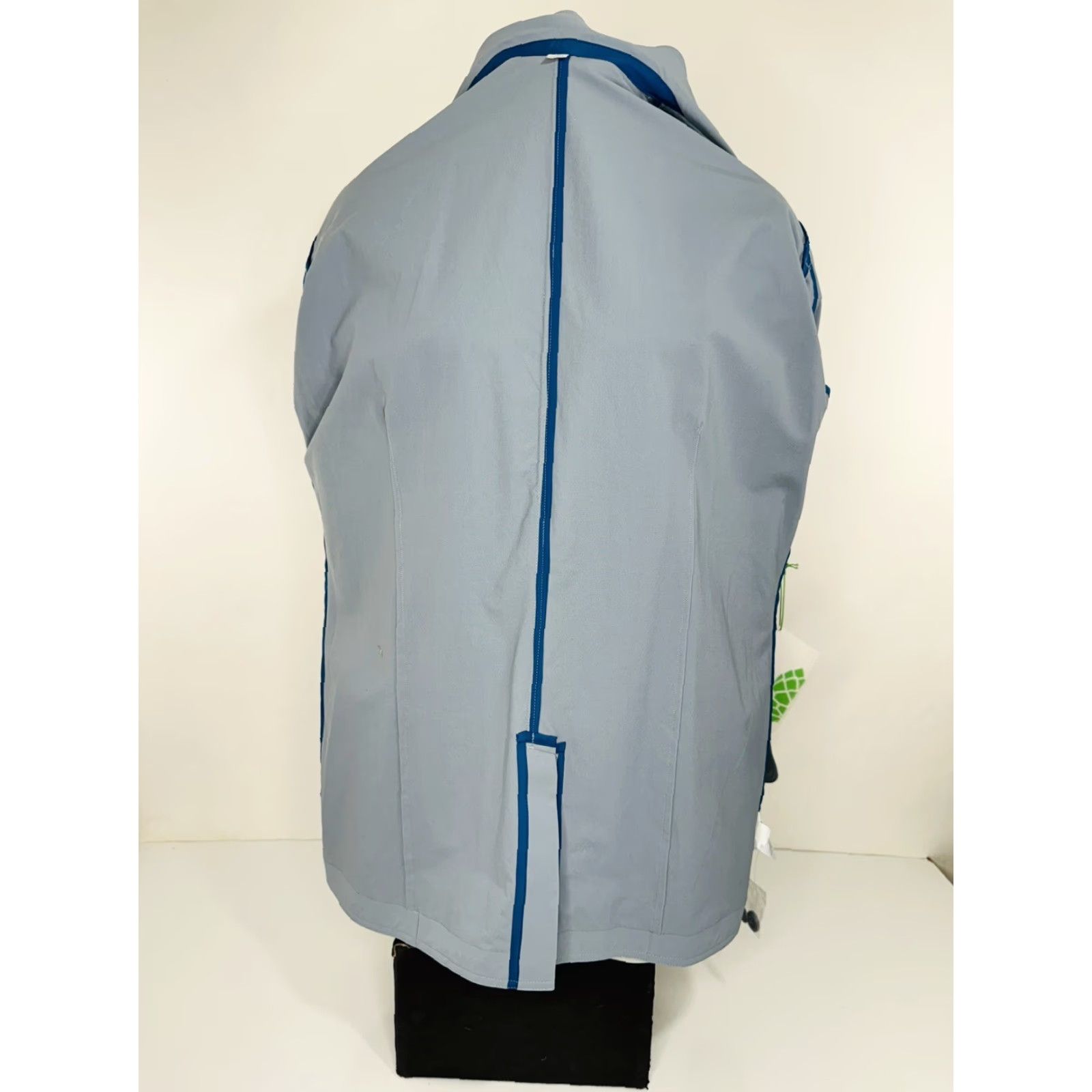 Vintage Stio Blazer Mens 44 Lightweight Travel Nylon Blazer Jacket Blue 90s Style Decade Mens B10.5 Size 44R - 6 Thumbnail