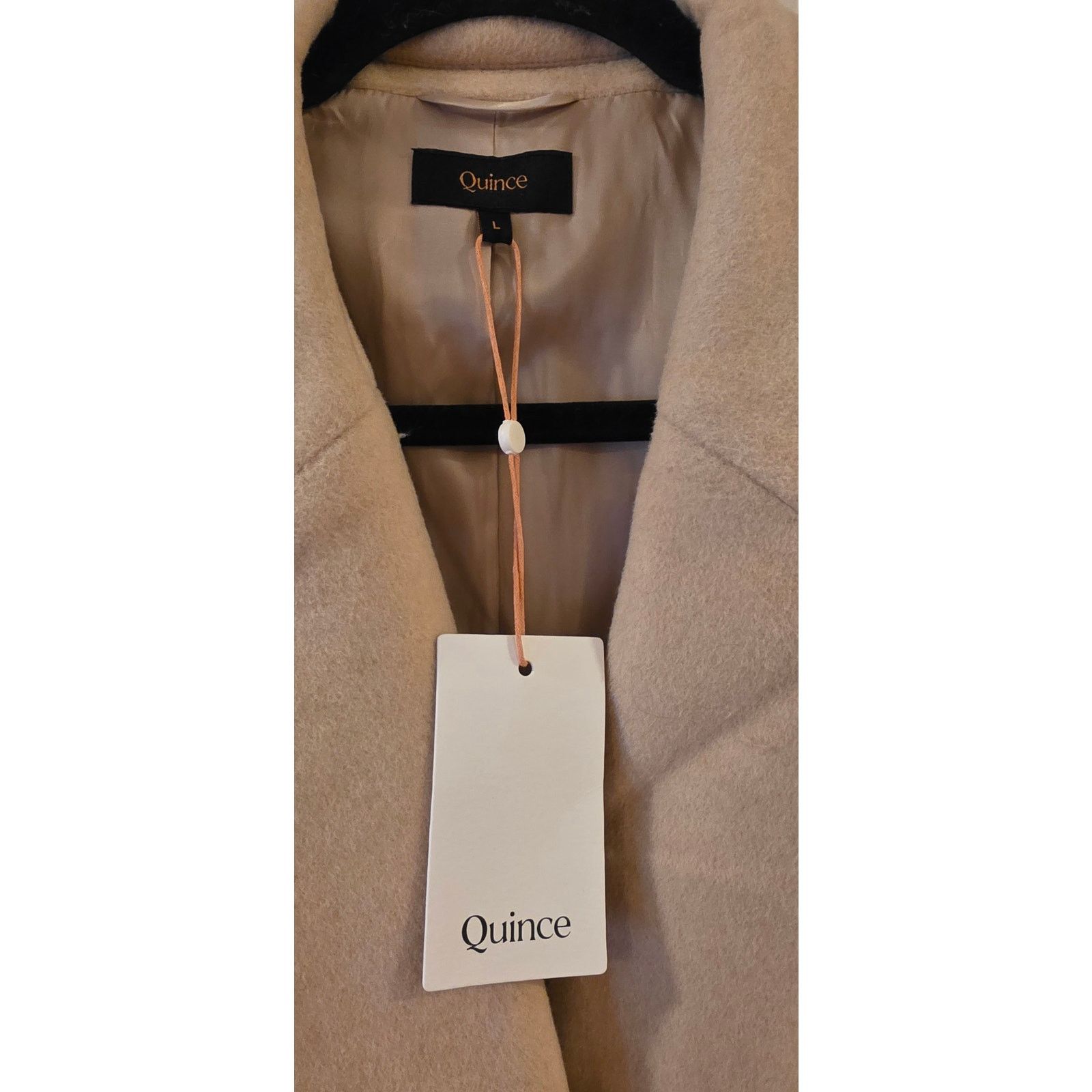 Quince Quince Italian Wool Classic Single-Breasted Coat NWT Size L Size L / US 10 / IT 46 - 3 Thumbnail