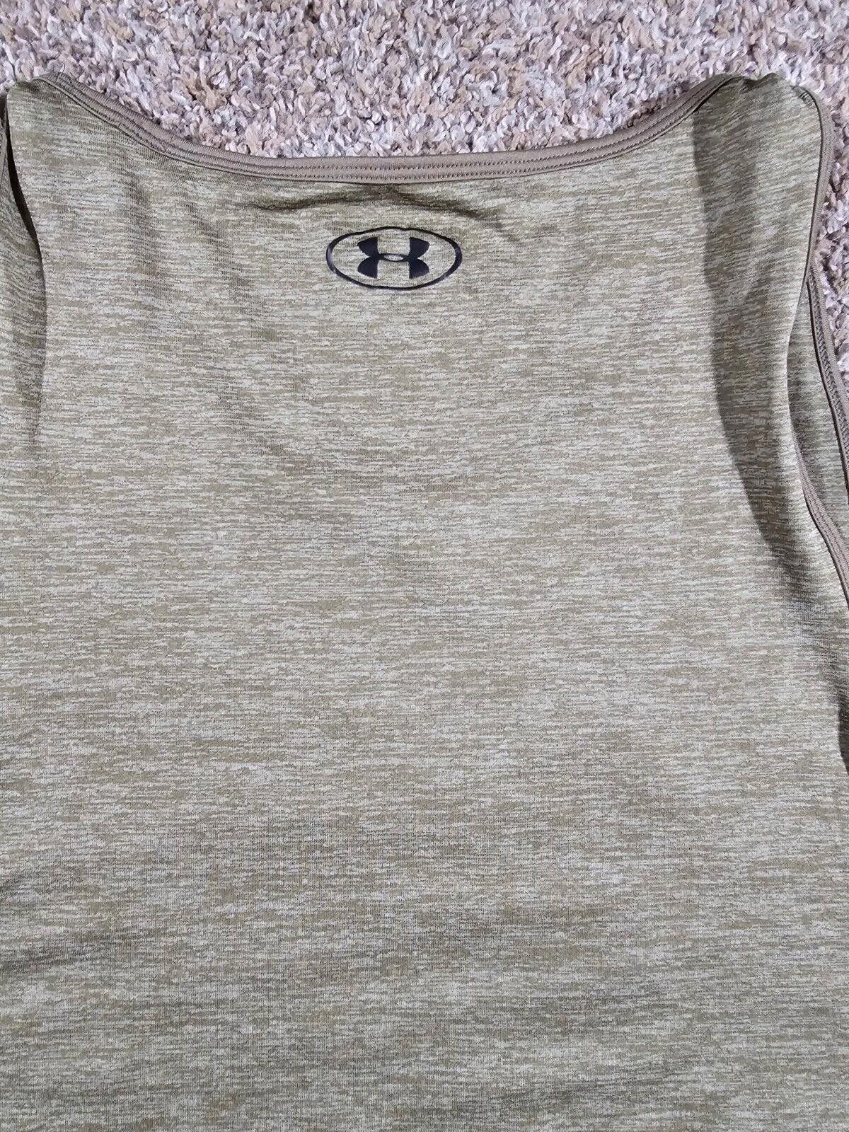 Under Armour Under Armour The Tech Tank Shirt Mens L Green Fitted Gym Size US L / EU 52-54 / 3 - 7 Thumbnail