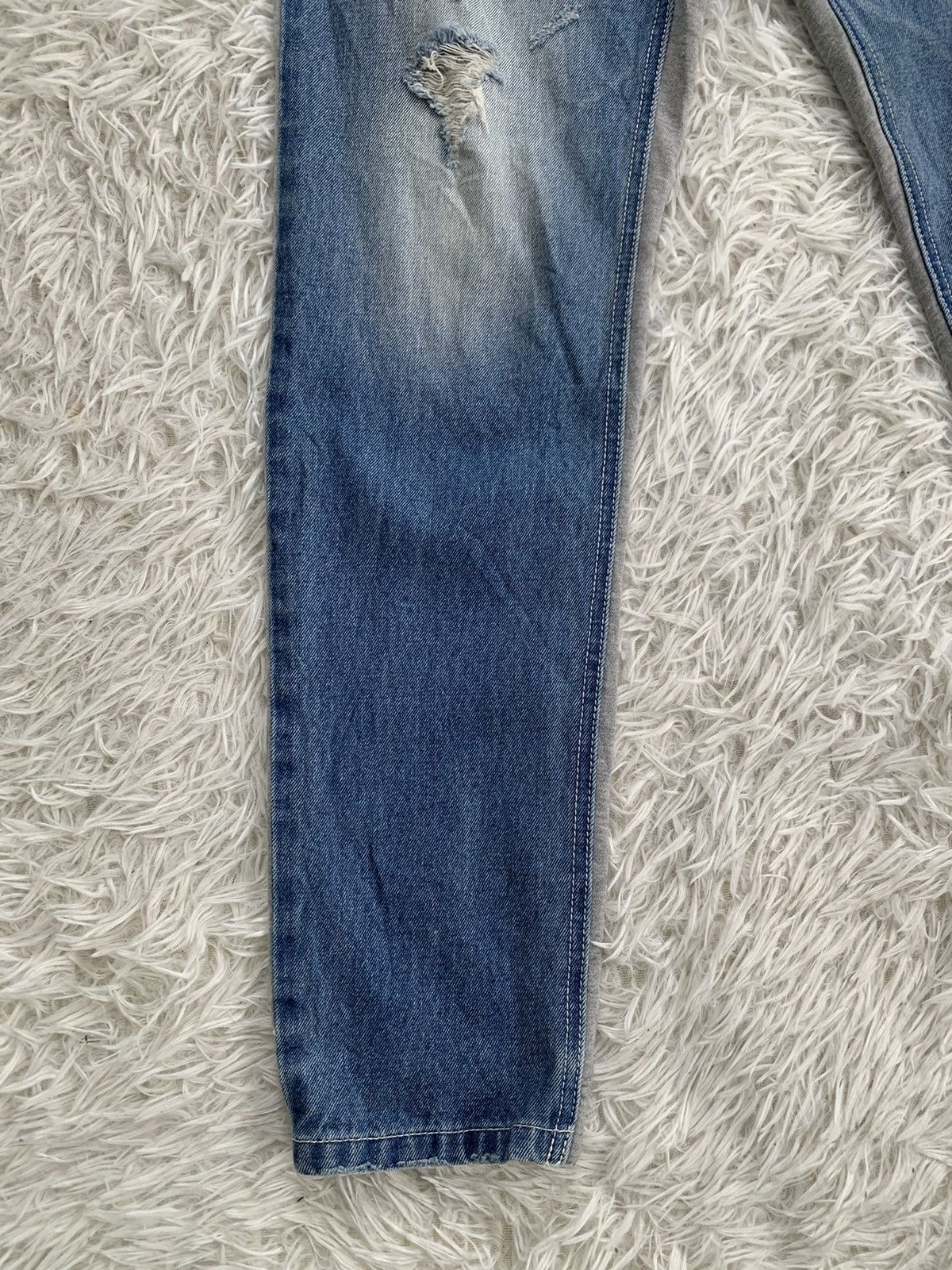 Japanese Brand Rodeo Crowns Denim & Sweat Constructed Pant Size US 30 / EU 46 - 5 Thumbnail