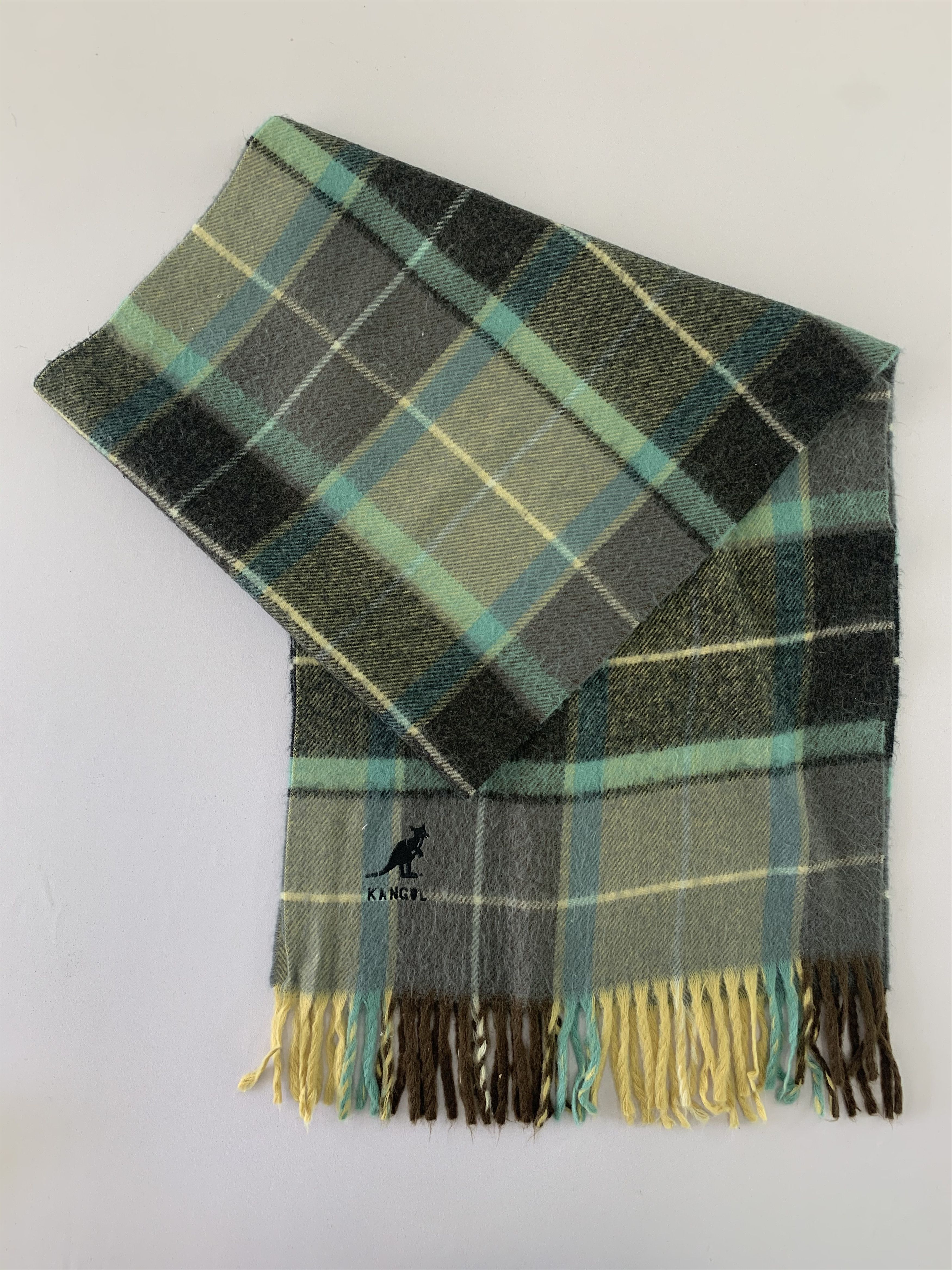 Kangol Kangol Scarf Wool Muffler Neck Wrap BL4116 Size ONE SIZE - 2 Thumbnail