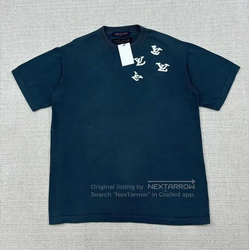 Louis Vuitton Louis Vuitton Summer Dark Green Cotton T-Shirt . Size US L / EU 52-54 / 3 - 1 Thumbnail