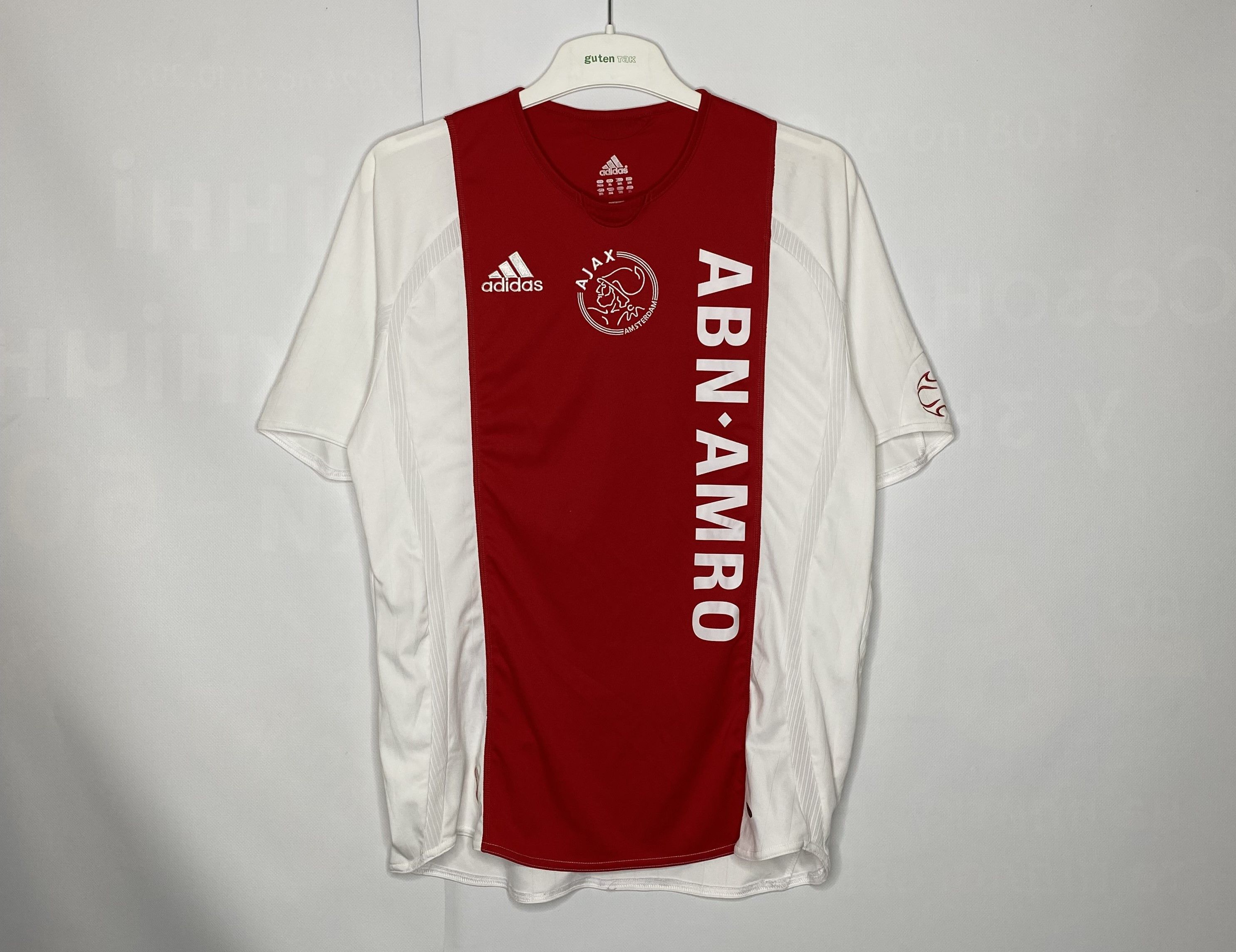 Adidas AJAX AMSTERDAM 2006 2007 HOME FOOTBALL SHIRT SOCCER JERSEY Size US S / EU 44-46 / 1 - 1 Thumbnail