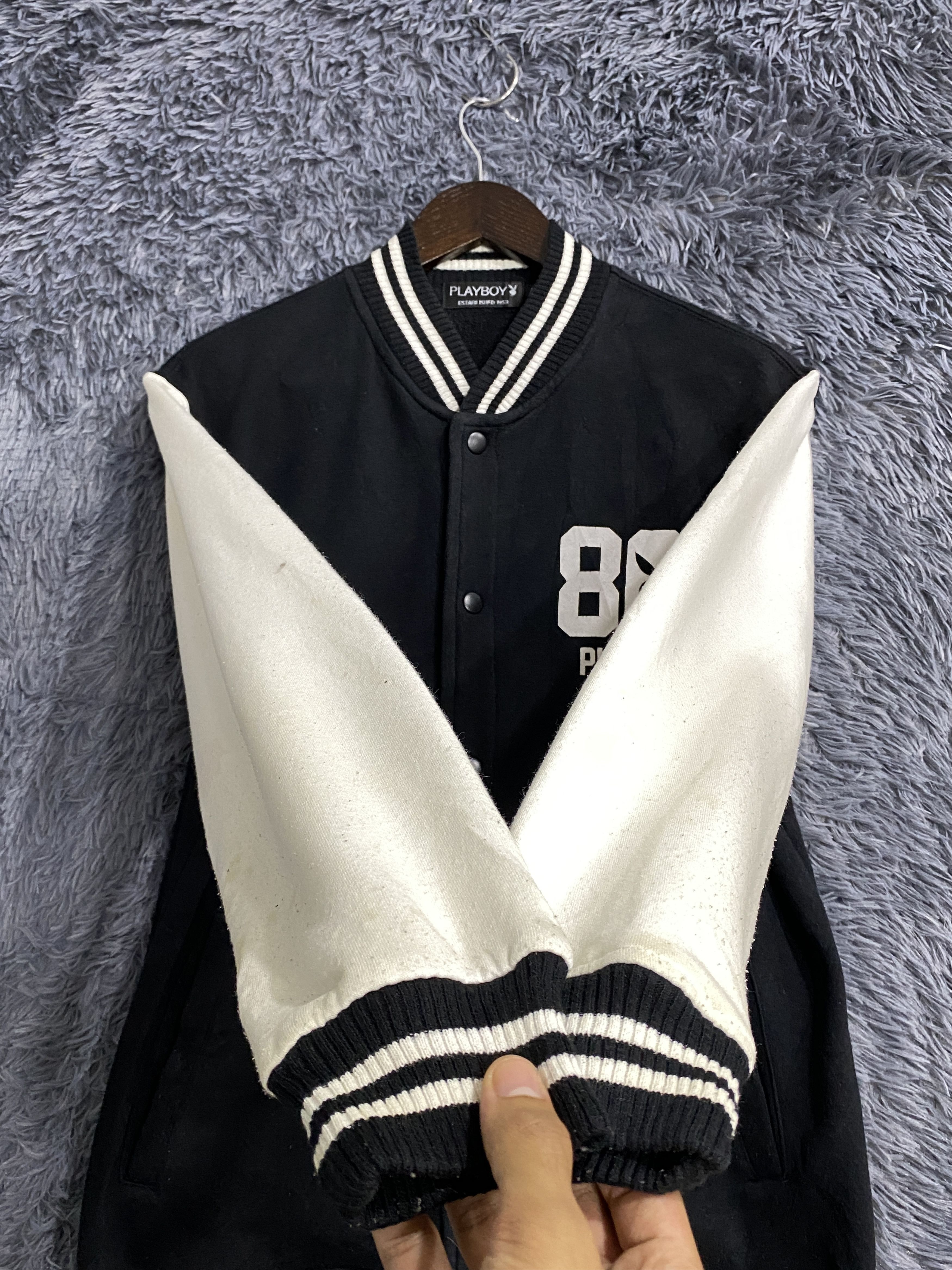 Playboy Vintage Playboy Big Logo Varsity Jacket K0056 Size US S / EU 44-46 / 1 - 7 Thumbnail