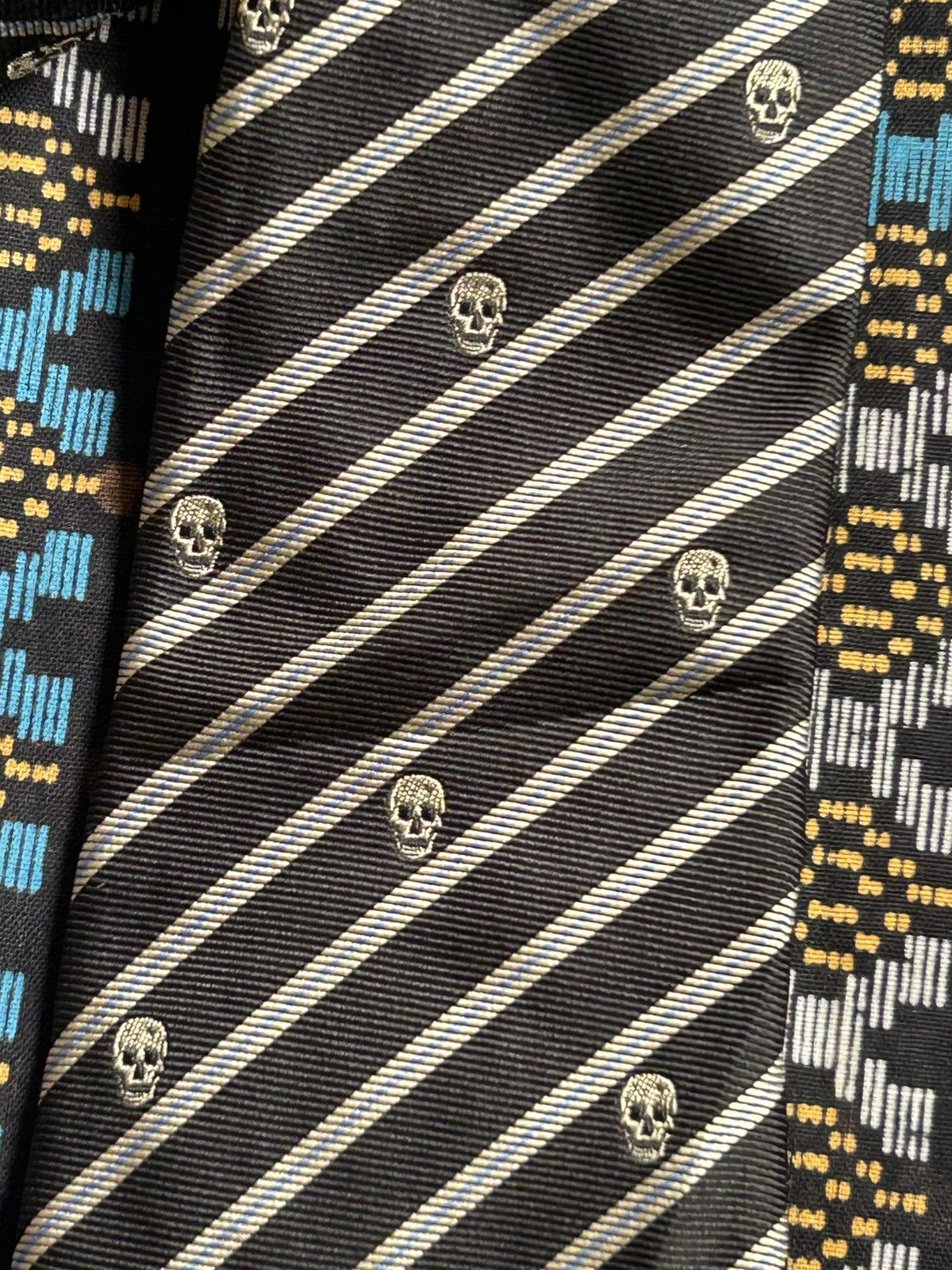 Alexander McQueen Alexander McQueen Skeleton Flying Tie Size ONE SIZE - 3 Thumbnail