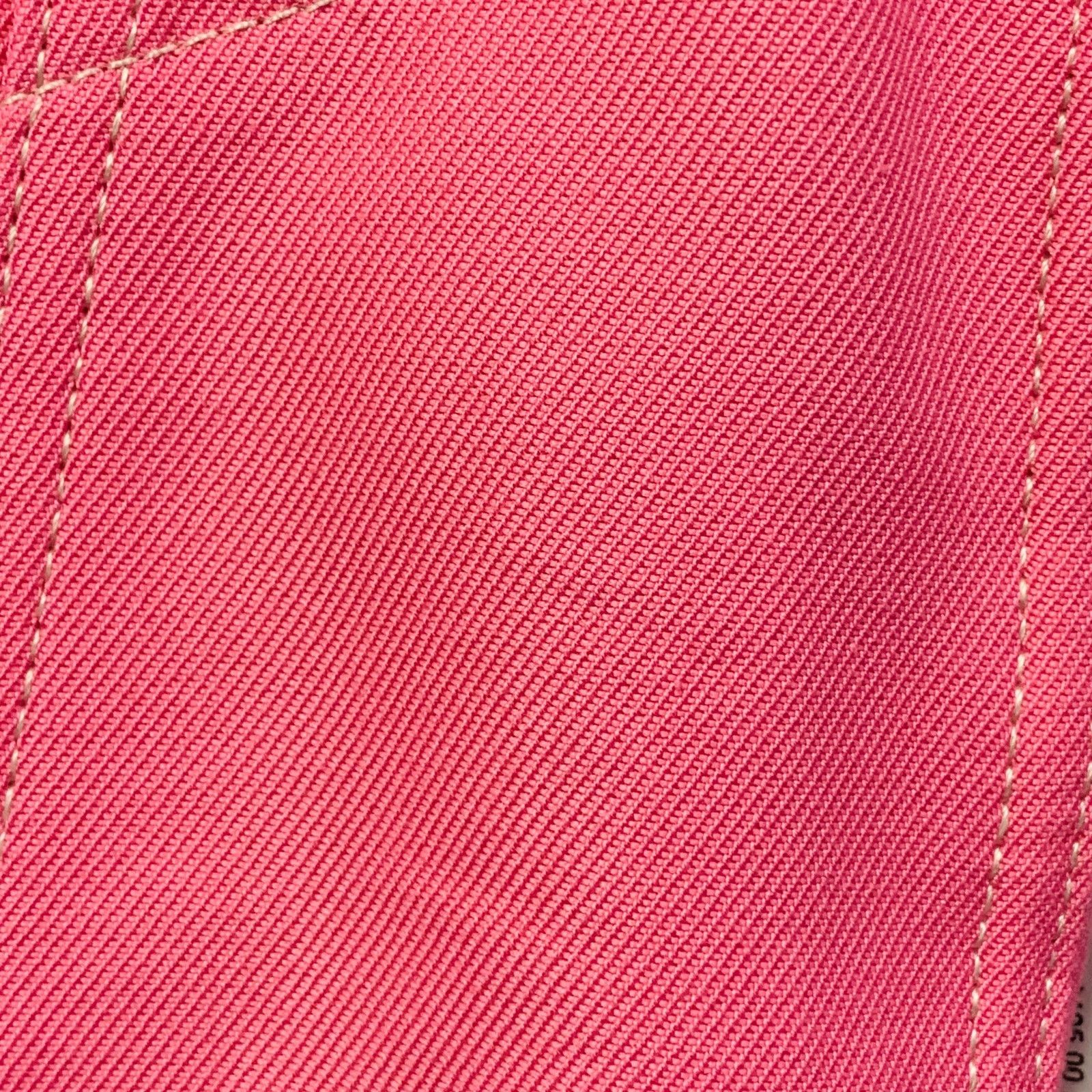 Helmut Lang XS Femme Trucker Pink Cotton Blend Cropped Denim Jacket Size XS / US 0-2 / IT 36-38 - 5 Thumbnail
