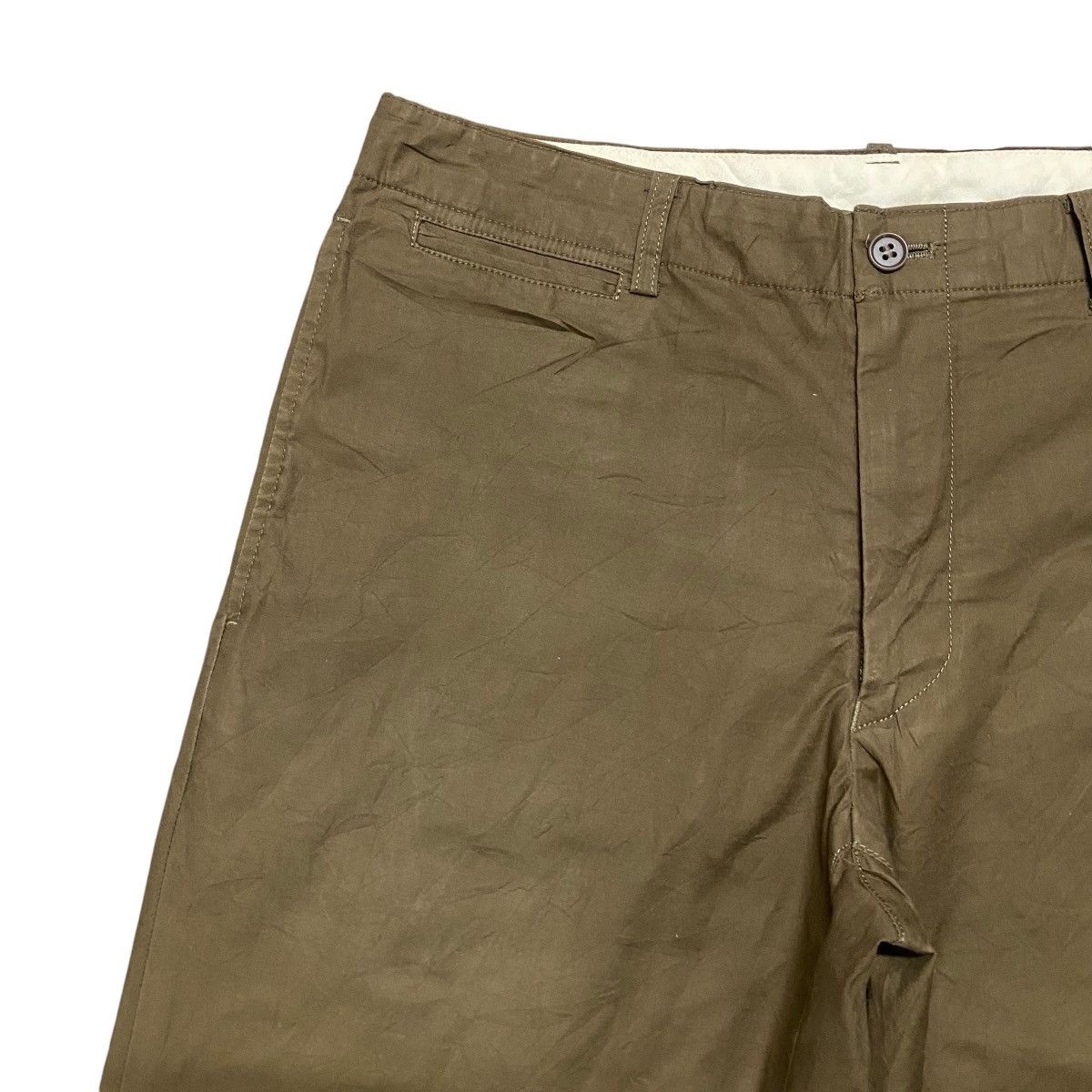 Yohji Yamamoto A.A.R Yohji Yamamoto Chinos Pant Brown Size US 31 - 4 Thumbnail