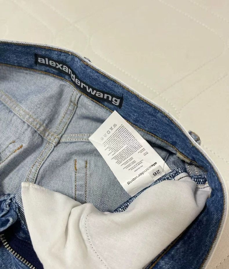 Alexander Wang Alexander Wang High-Waist Denim Shorts- Size 26" / US 2 / IT 38 - 2 Thumbnail