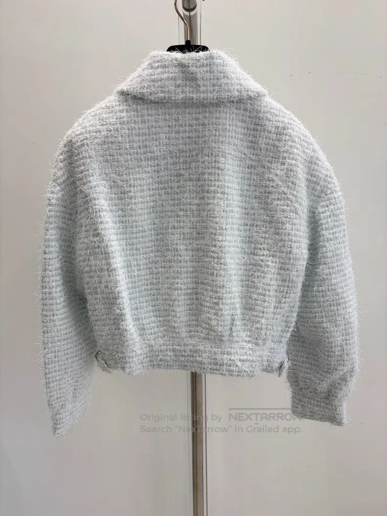 Chanel Chanel Baby blue baby face zipper jacket Size XS / US 0-2 / IT 36-38 - 2 Thumbnail