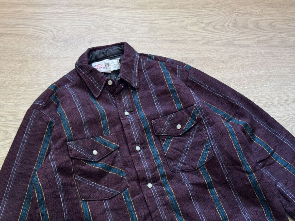 Western Mountaineering Vintage Saddle King Western Made In USA Plaid Lining Shirt Size US M / EU 48-50 / 2 - 2 Thumbnail