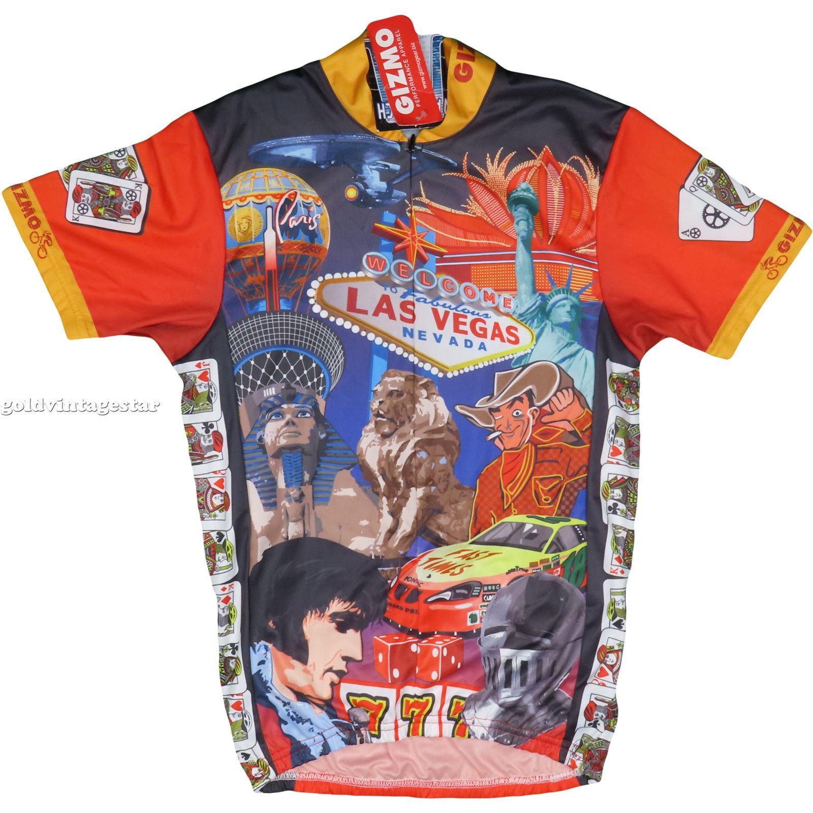 Other New Gizmo Las Vegas Nevada Bicycle Jersey USA Made S Size US S / EU 44-46 / 1 - 2 Thumbnail