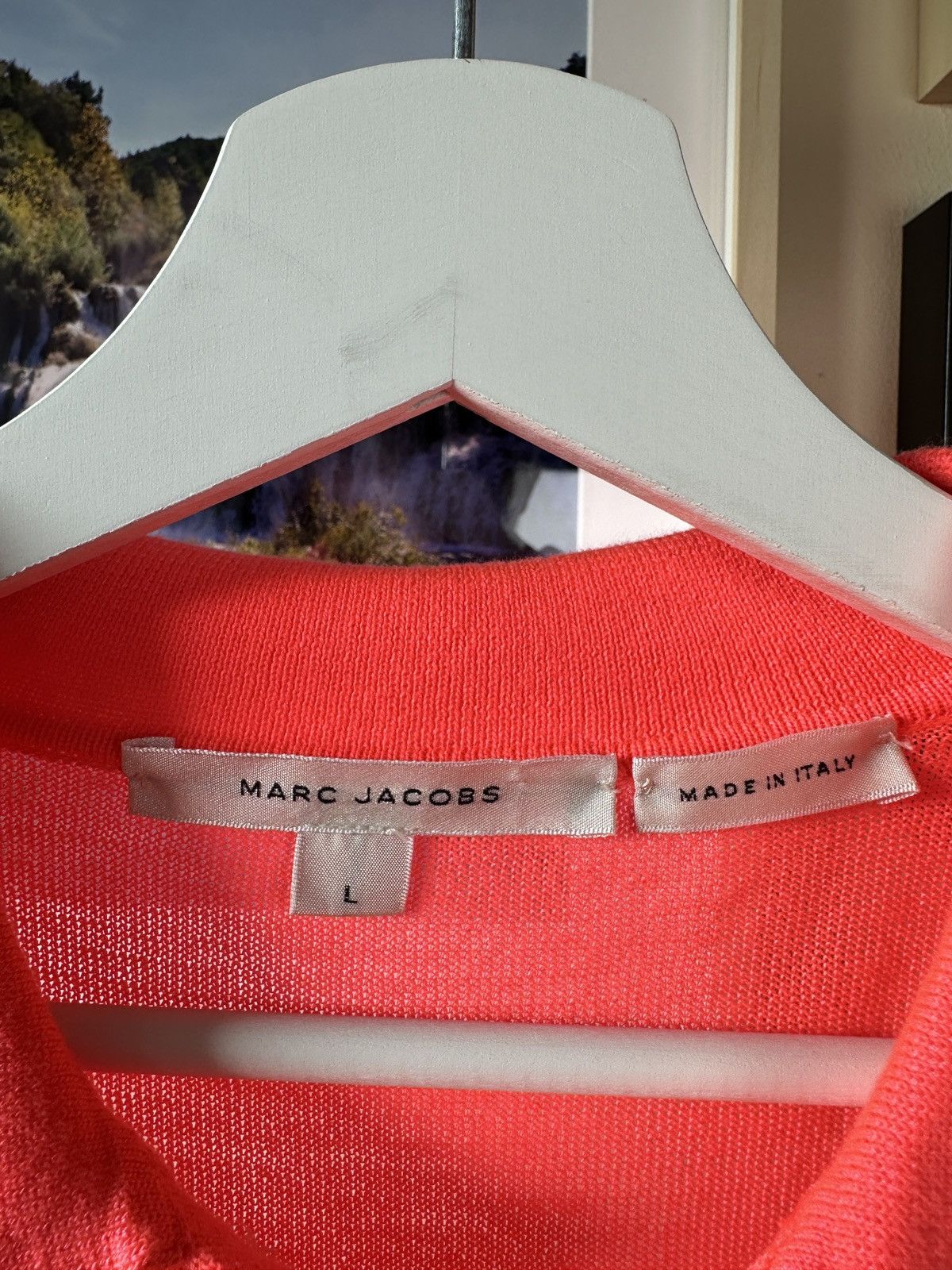 Marc Jacobs Neon pink polo T-shirt Marc Jacobs Size US L / EU 52-54 / 3 - 3 Thumbnail