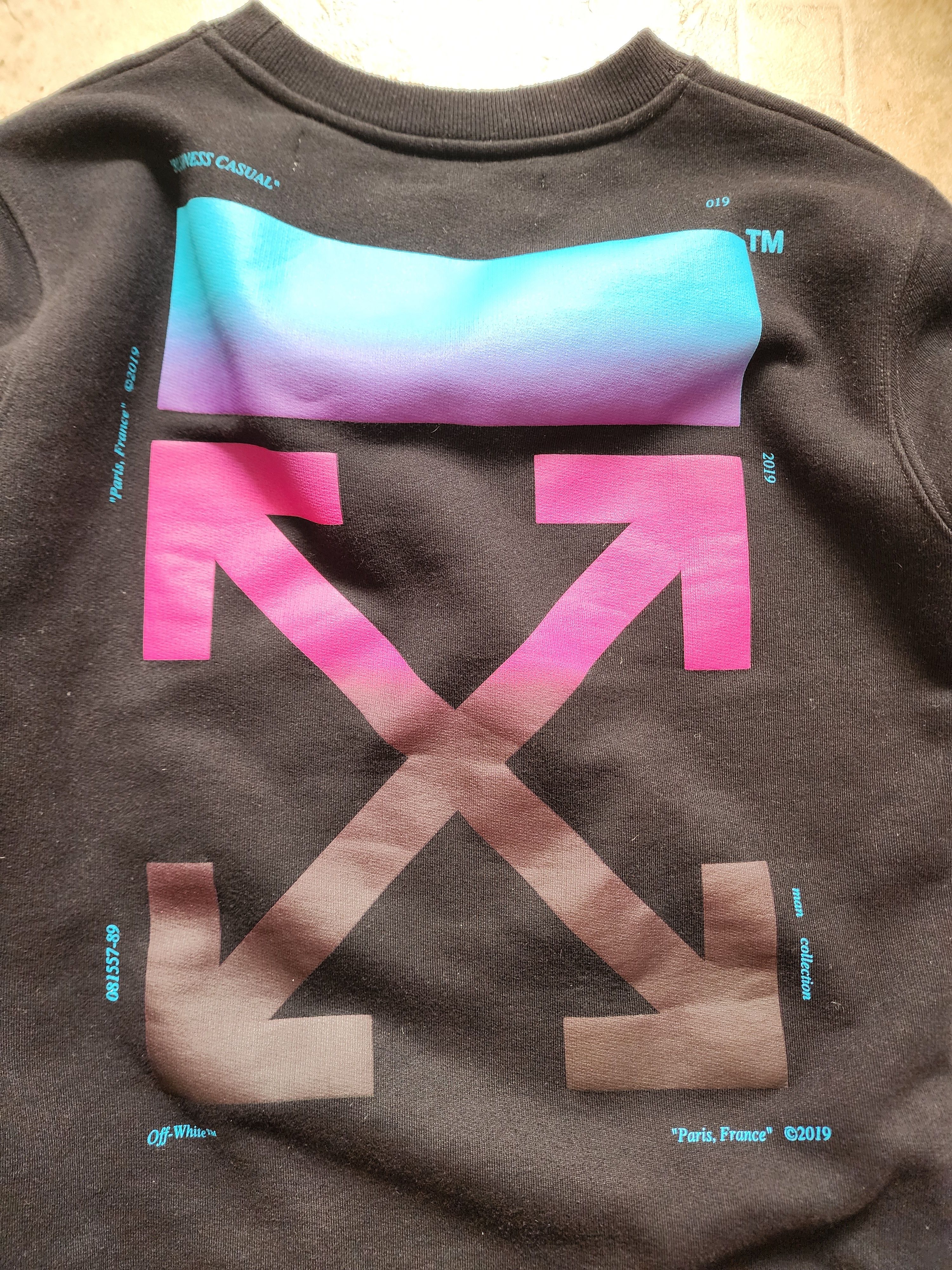 Off-White OFF-WHITE GRADIENT DIAG SWEATSHIRT SIZE XS Size US XS / EU 42 / 0 - 9 Thumbnail