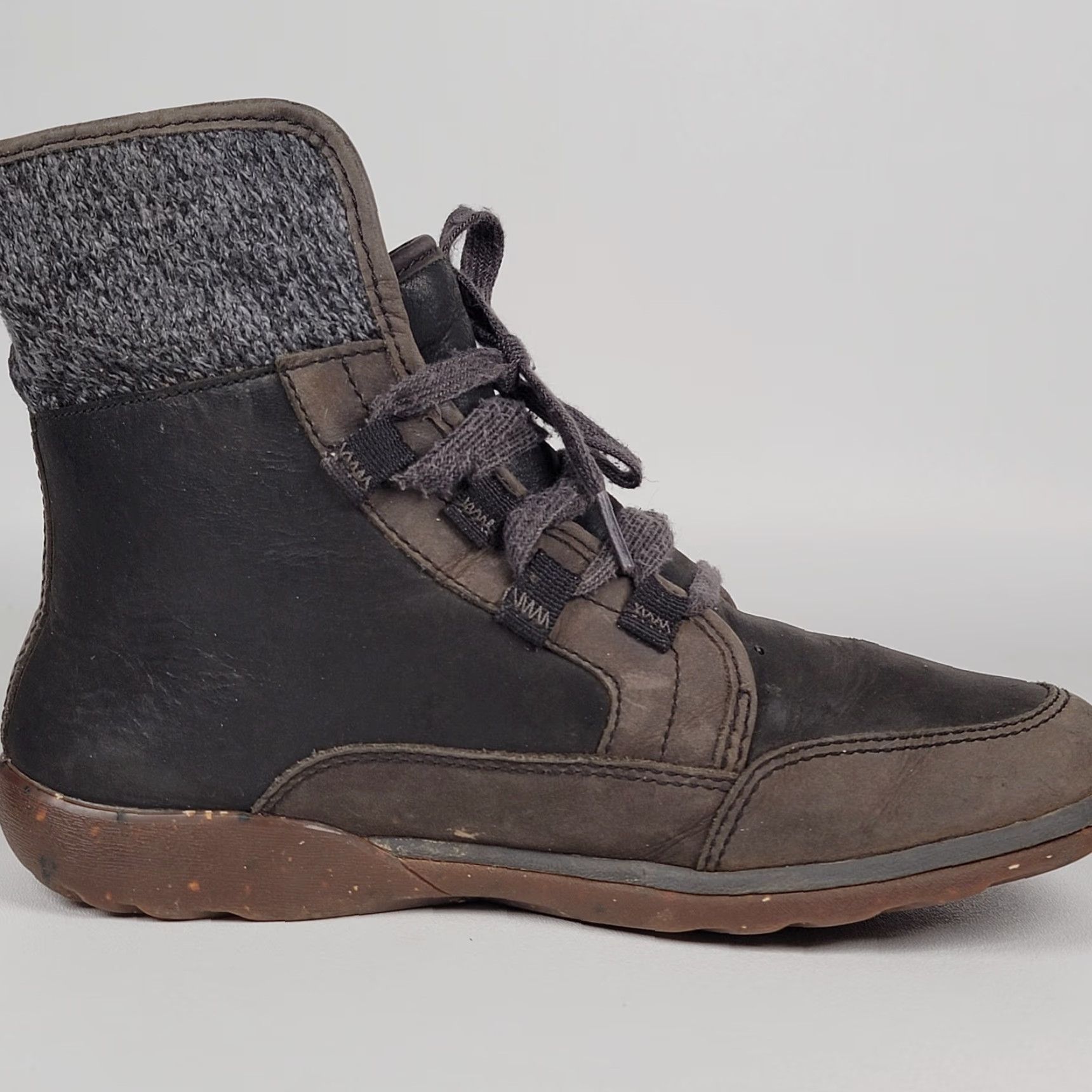 Chaco Chaco Barbary Boots Size 8 Womens Leather Wool Waterproof Hiking Outdoor Brown Size US 8 / IT 38 - 5 Thumbnail