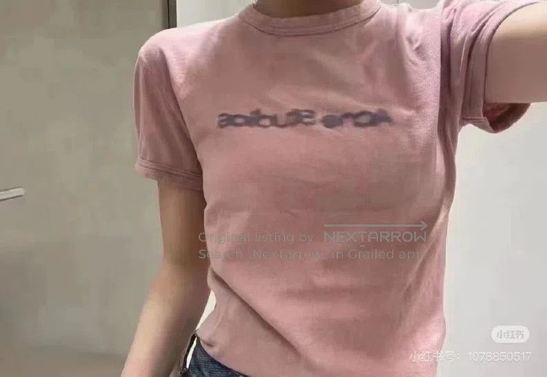 Acne Studios Acne Studios Letter Printed Slim Short Sleeve T-Shirt Size S / US 4 / IT 40 - 4 Thumbnail