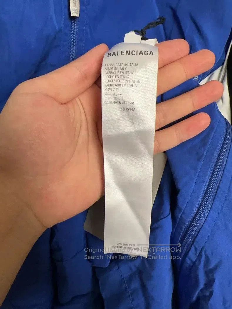 Balenciaga Balenciaga Blue Zip-Up Casual Jacket. Size US S / EU 44-46 / 1 - 3 Thumbnail