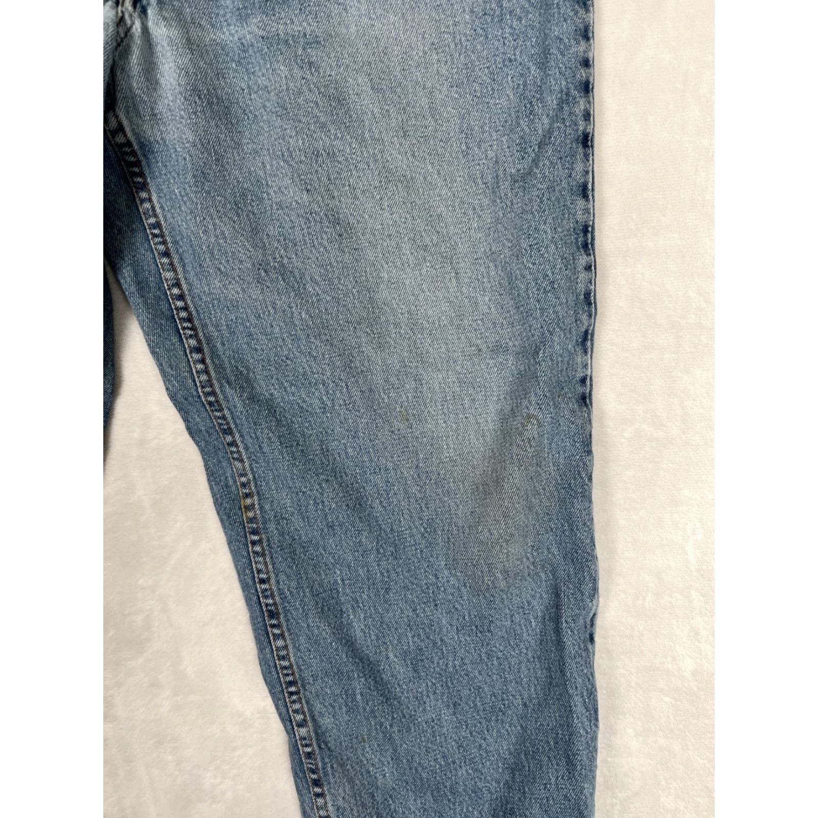 Levi's VINTAGE Levi's 550 Jeans Men 36x30 Blue Medium Wash Relaxed Tapered Denim 5-Pocket Mexico Made Mens Brands Levi's 500 Series 90s Size US 36 / EU 52 - 4 Thumbnail