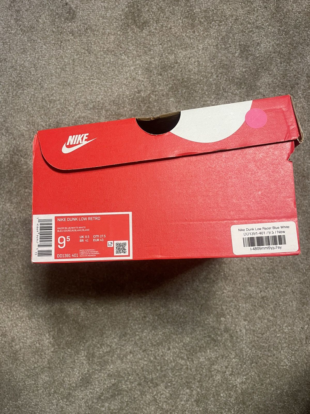 Nike Nike Dunk Low “Racer Blue” Size US 9.5 / EU 42-43 - 9 Thumbnail