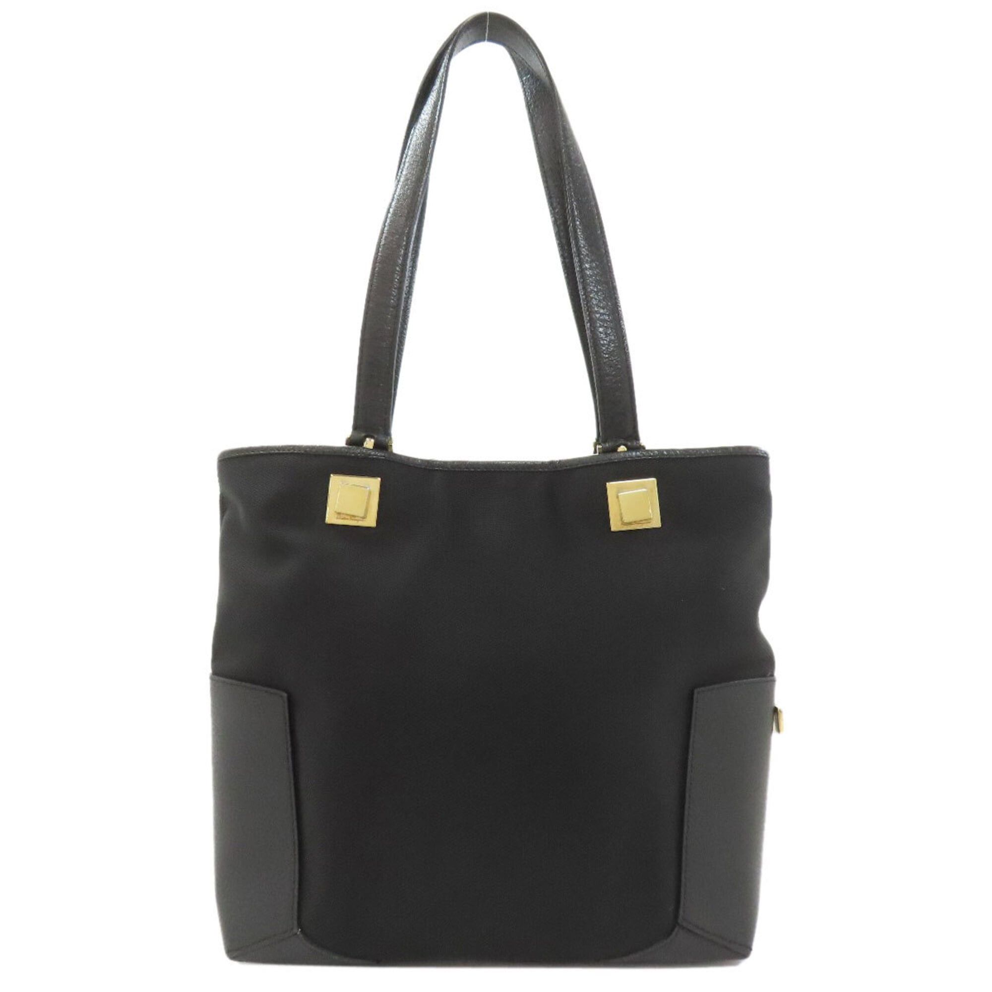 Salvatore Ferragamo Salvatore Ferragamo Logo Handbag, Nylon Canvas/Leather, Women's Size ONE SIZE - 1 Thumbnail