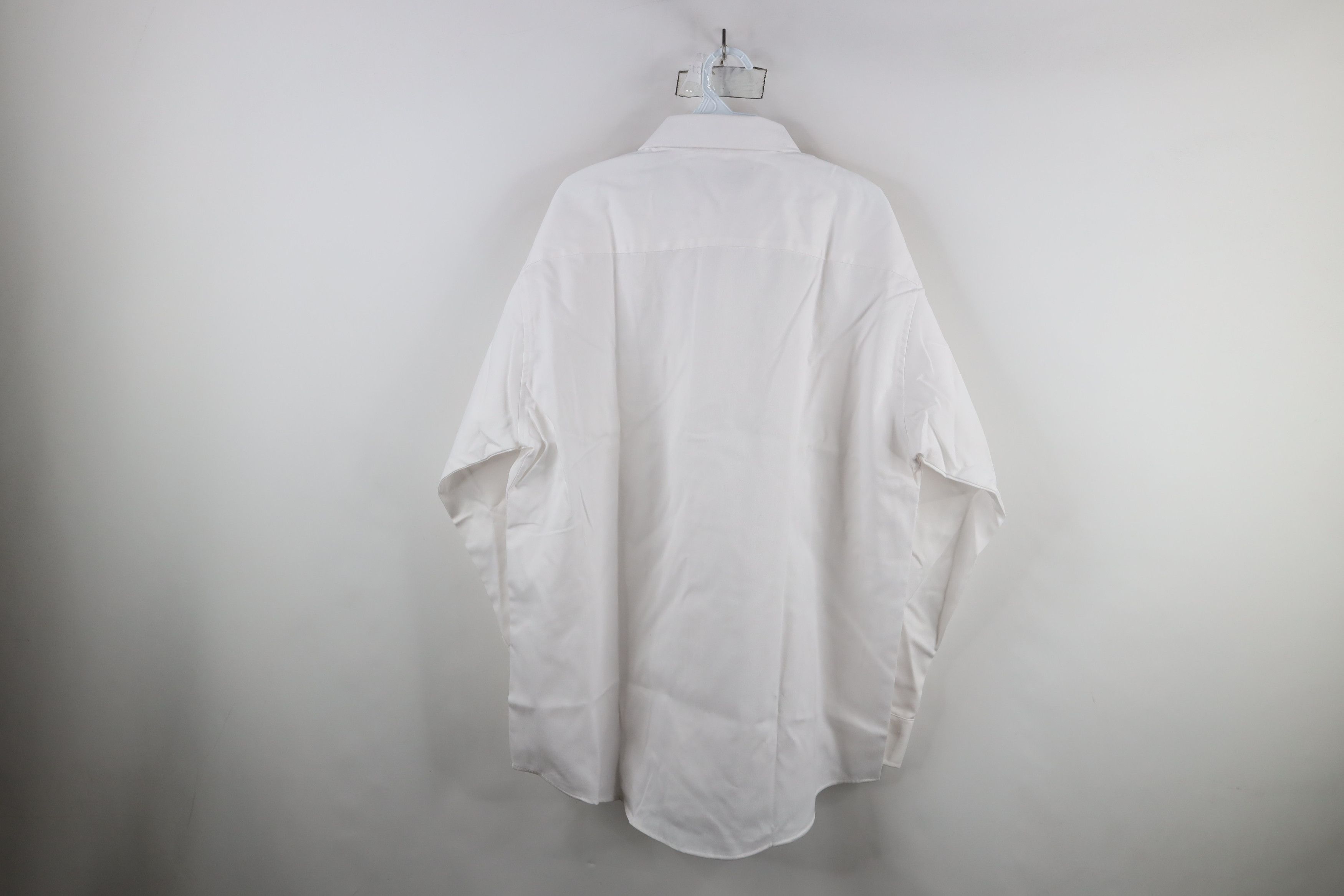 Big Mac × Vintage Deadstock Vintage 90s Big Mac Workwear Button Shirt White Size US L / EU 52-54 / 3 - 11 Thumbnail
