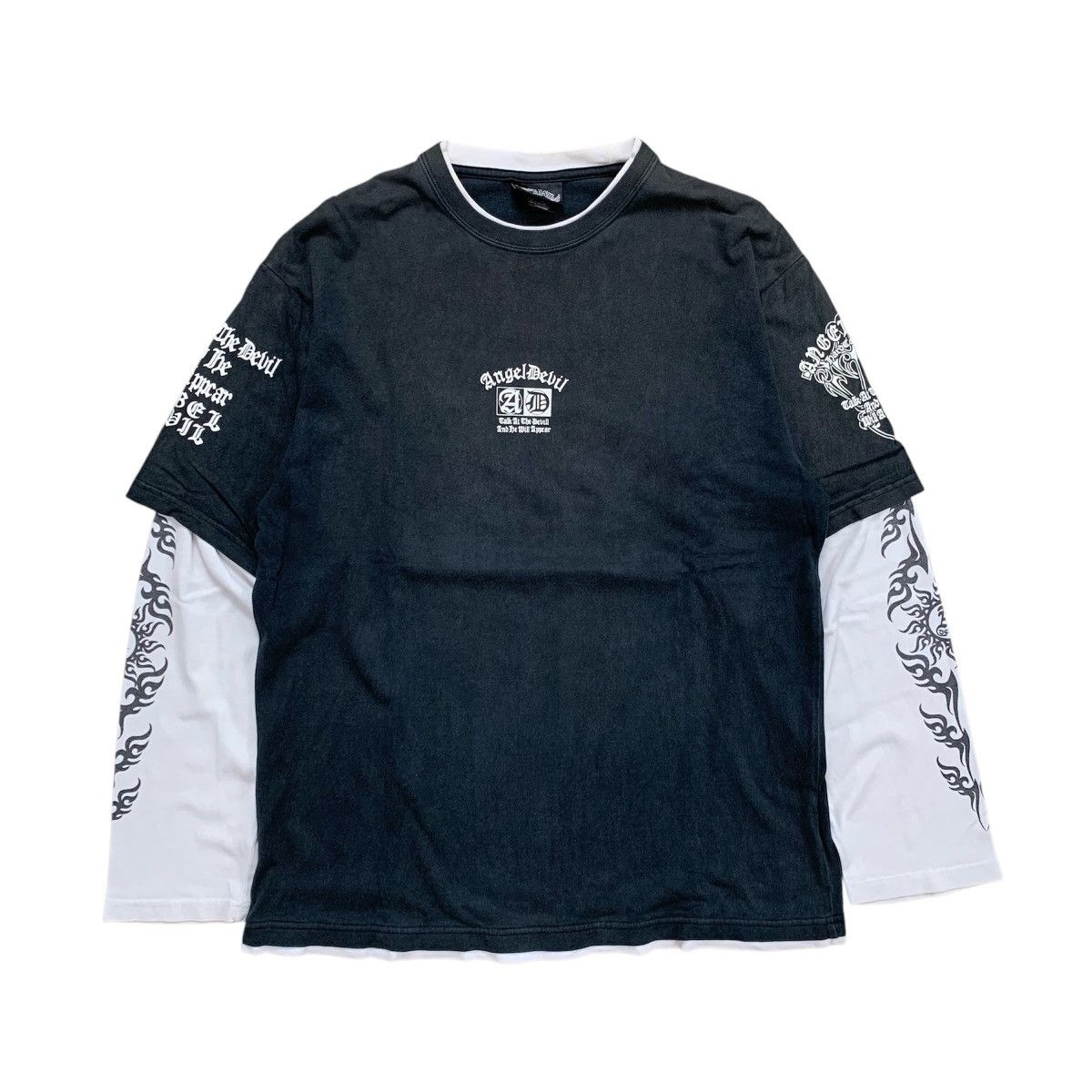 If Six Was Nine × Japanese Brand × Le Grande Bleu (L.G.B.) Angel Devil Poem Double Layerd GOA LGB Style Size US L / EU 52-54 / 3 - 2 Thumbnail