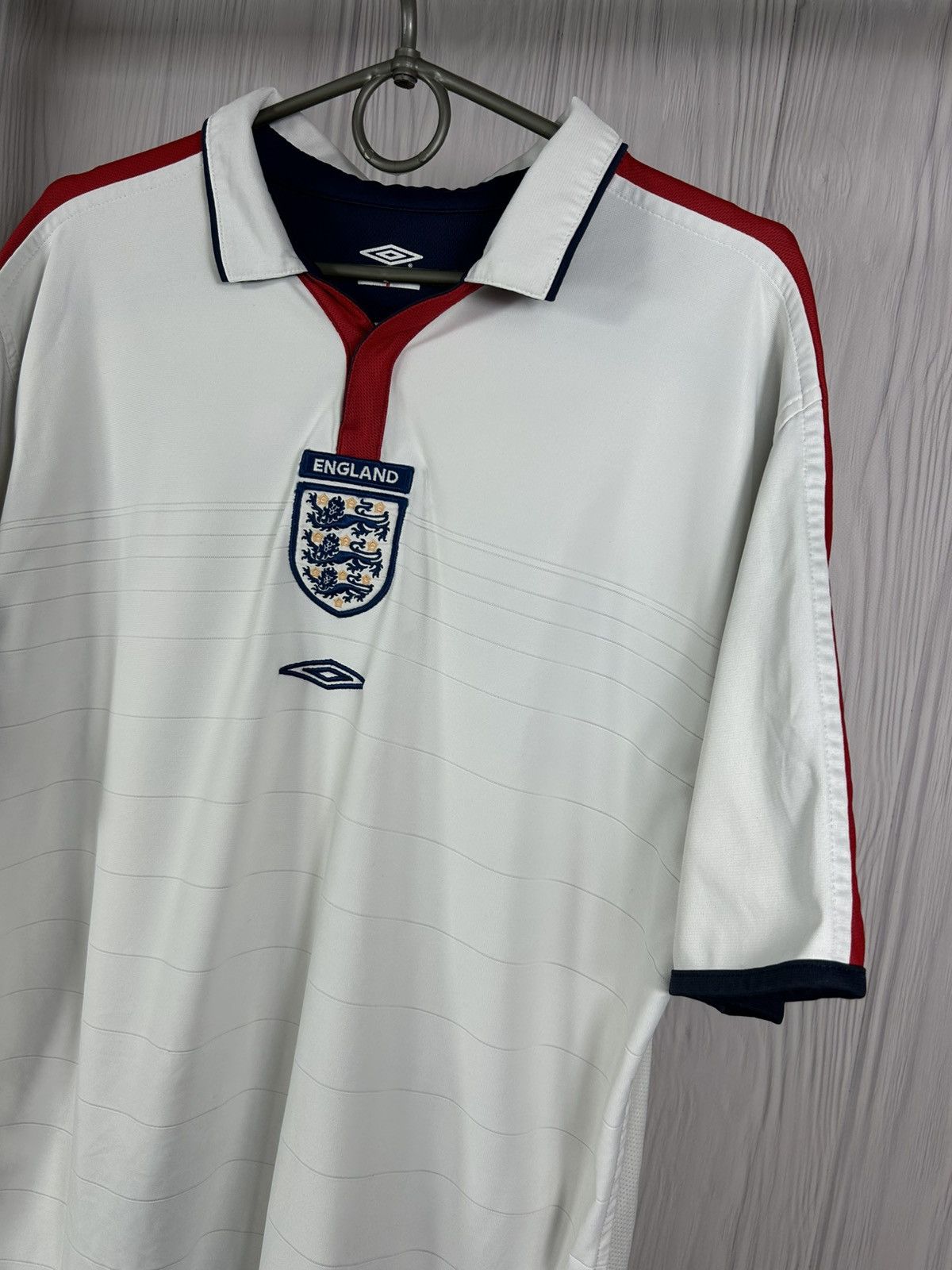 Umbro England Home Football Shirt 2003/05 Adults Large Umbro Size US L / EU 52-54 / 3 - 4 Thumbnail