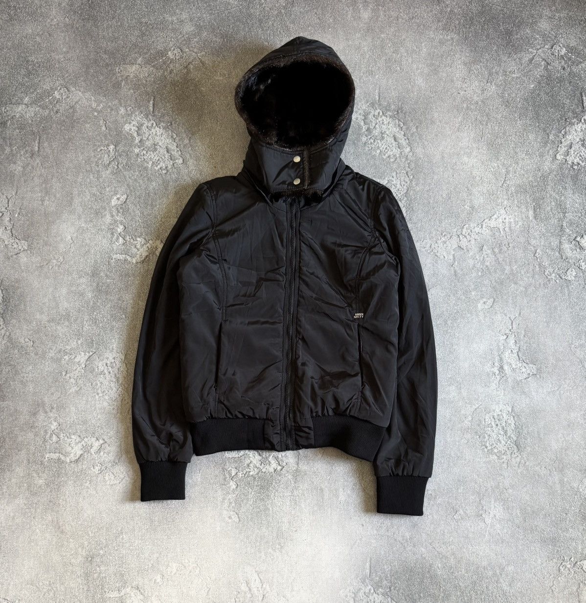 Miss Sixty Miss Sixty L/size faux fur reversible jacket hooded bomber Size L / US 10 / IT 46 - 14 Thumbnail