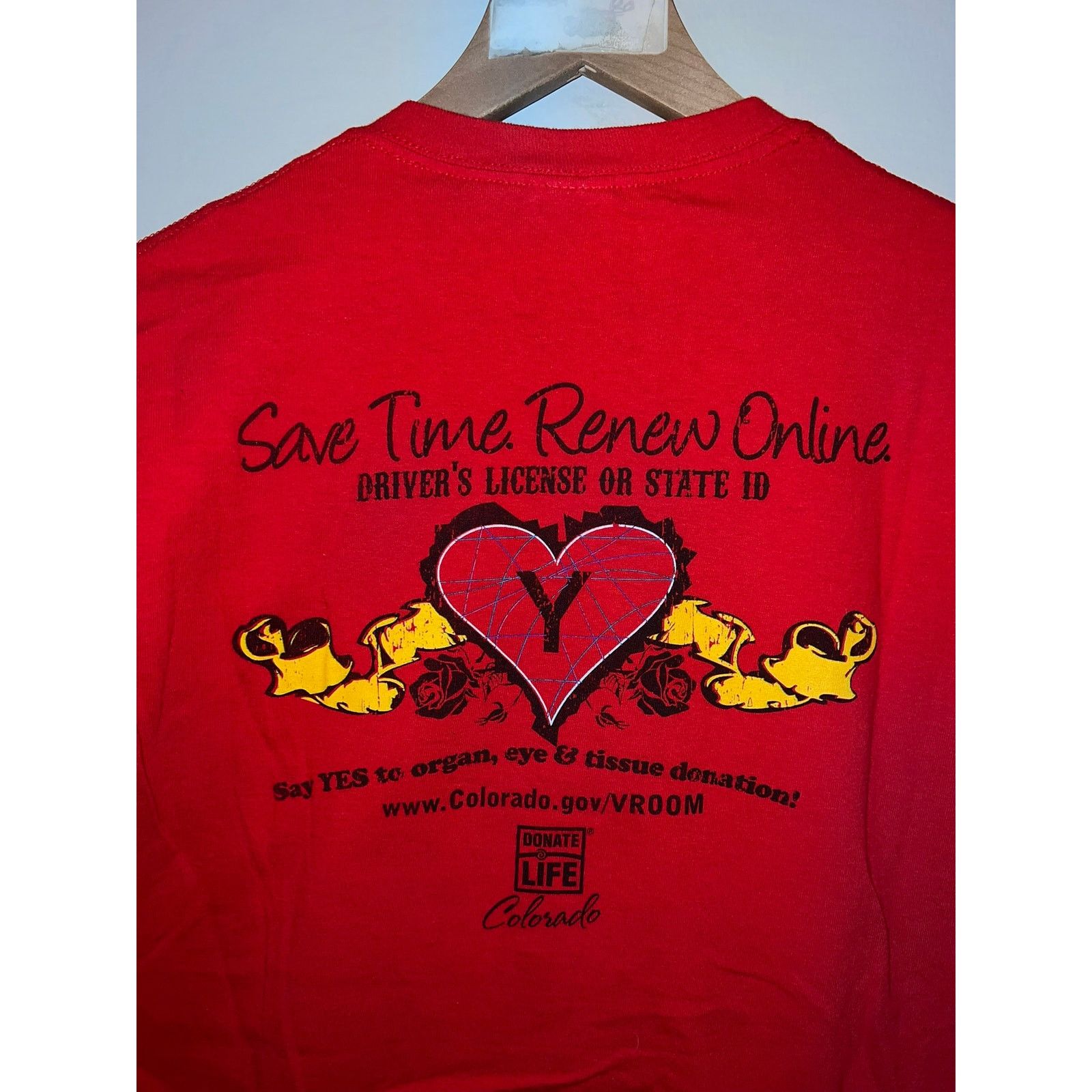 Gildan Guy Vrooms Shirt Motley Crew Tour Tee Red Graphic L Large Size US L / EU 52-54 / 3 - 8 Thumbnail