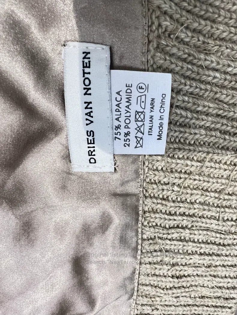 Dries Van Noten Dries Van Noten Alpaca Scarf Size ONE SIZE - 4 Thumbnail