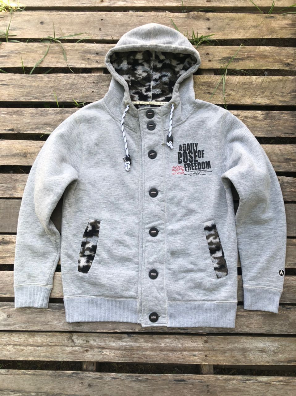 Airwalk × Vintage Vintage Airwalk Fur Lined Hoodie Size US M / EU 48-50 / 2 - 2 Thumbnail