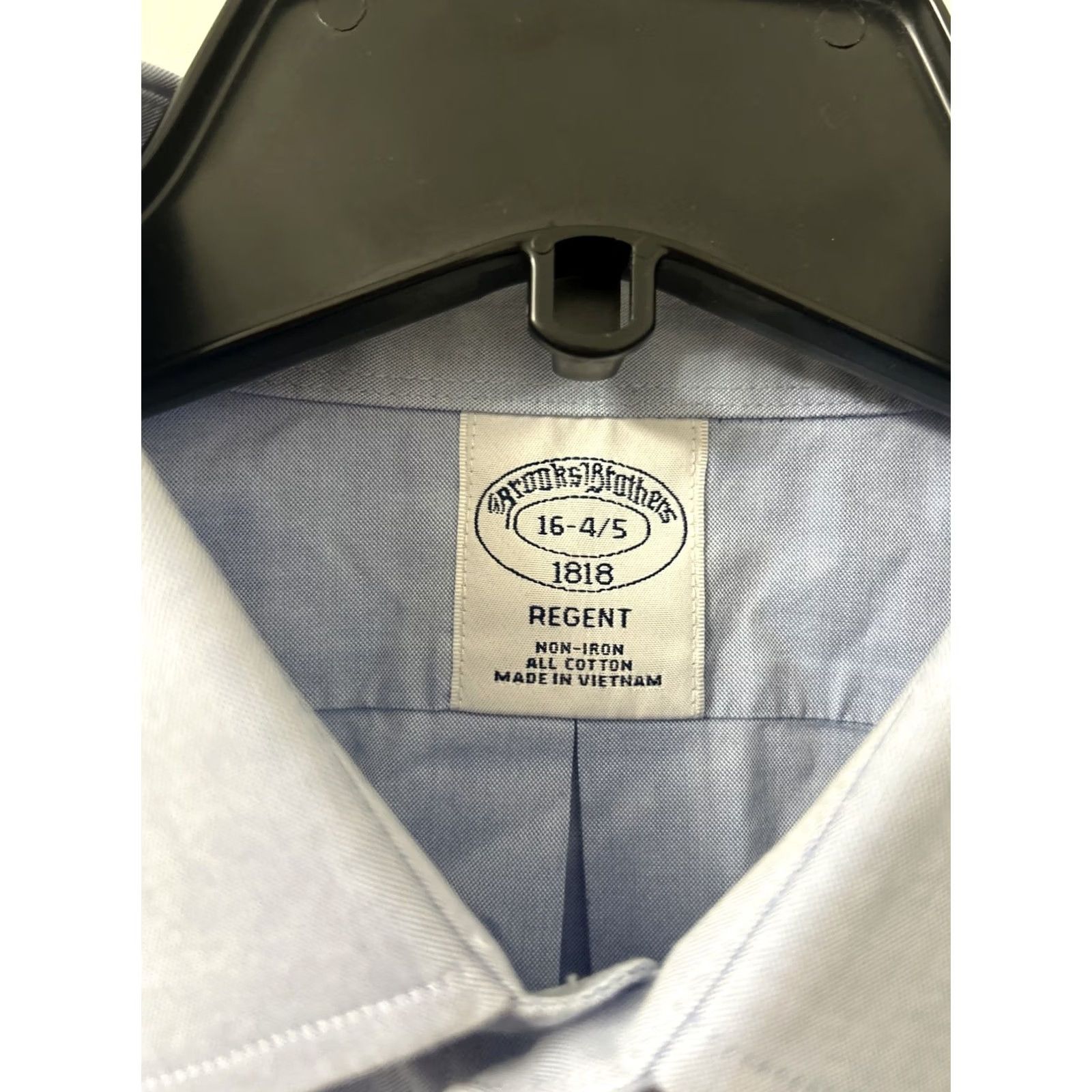 Brooks Brothers Brooks Brothers Regent Shirt Mens 16 4/5 Blue Oxford Button-Down L/S Non Iron Casual Size US L / EU 52-54 / 3 - 6 Thumbnail