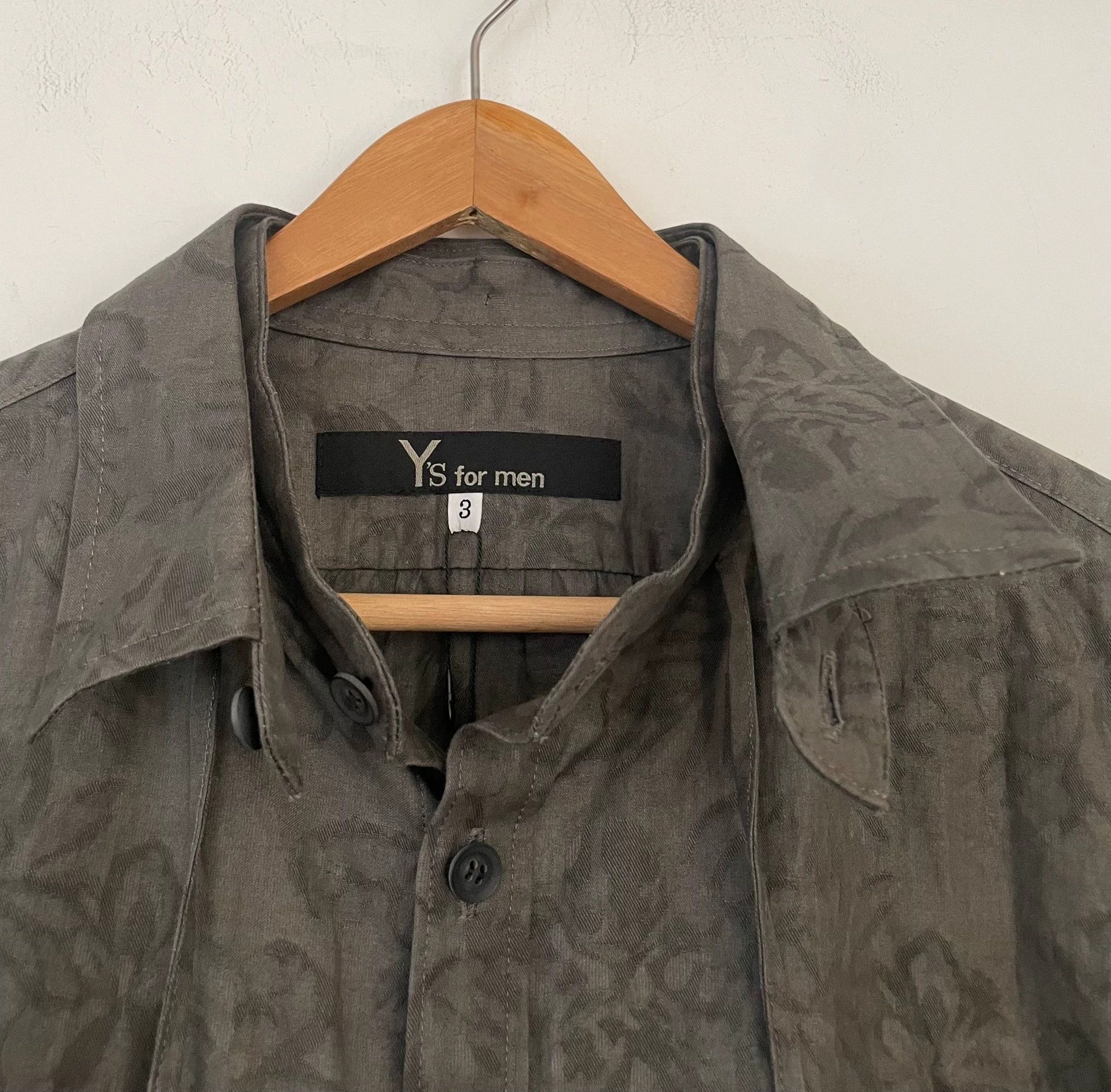 Yohji Yamamoto Yohji Yamamoto Y's for Men Floral Ribbon Shirt Size US M / EU 48-50 / 2 - 4 Thumbnail