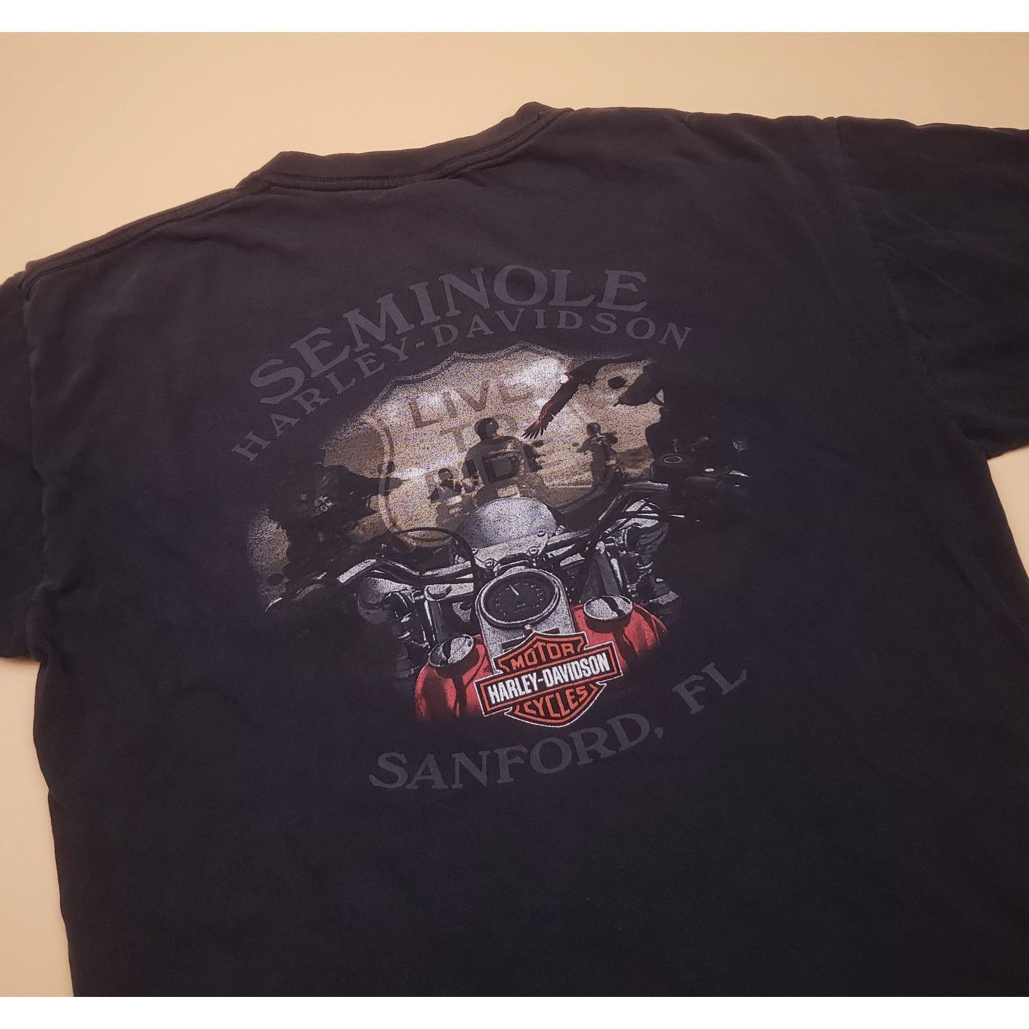 Harley Davidson y2k Harley Davidson Motorcycles Flames Pocket T Shirt Mens L Size US L / EU 52-54 / 3 - 5 Thumbnail
