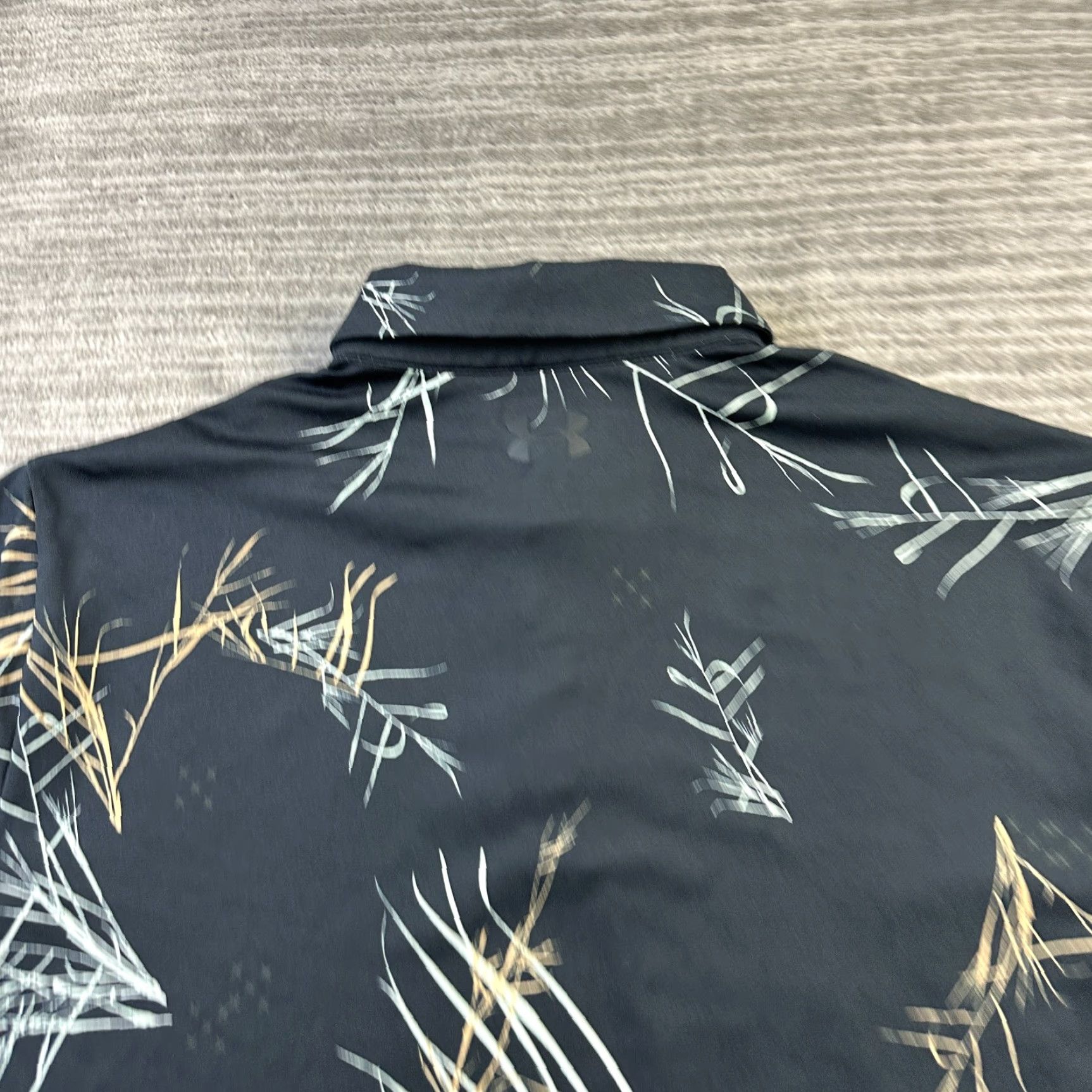 Under Armour Under Armour Polo Shirt Mens L Black Golf All Over Print Playoff Printed Size US L / EU 52-54 / 3 - 5 Thumbnail