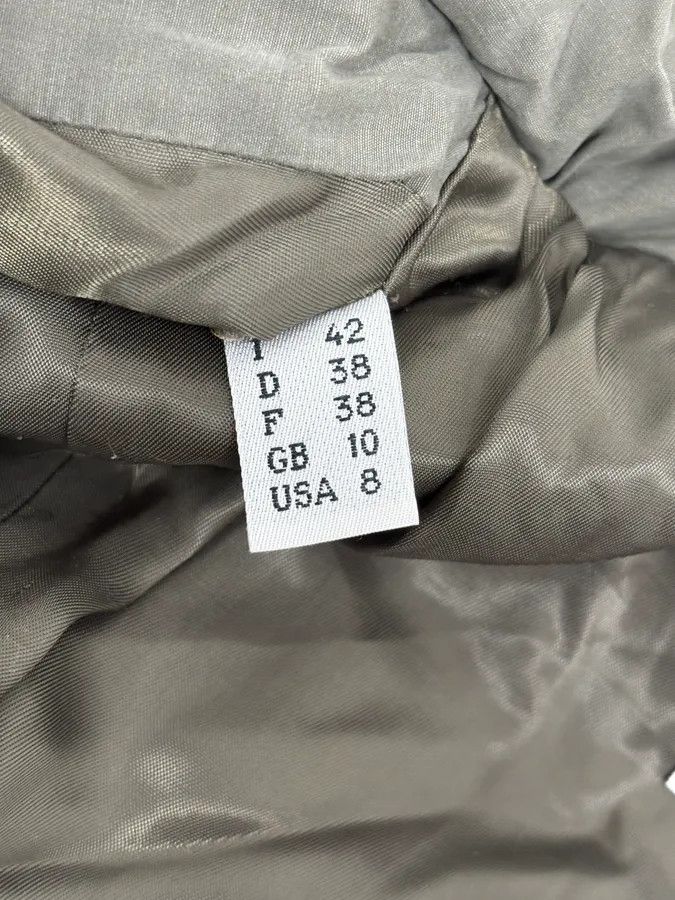 Moschino Moschino Khaki Officer Asymmetrical Zip Military Bomber Jacket Size S / US 4 / IT 40 - 11 Thumbnail