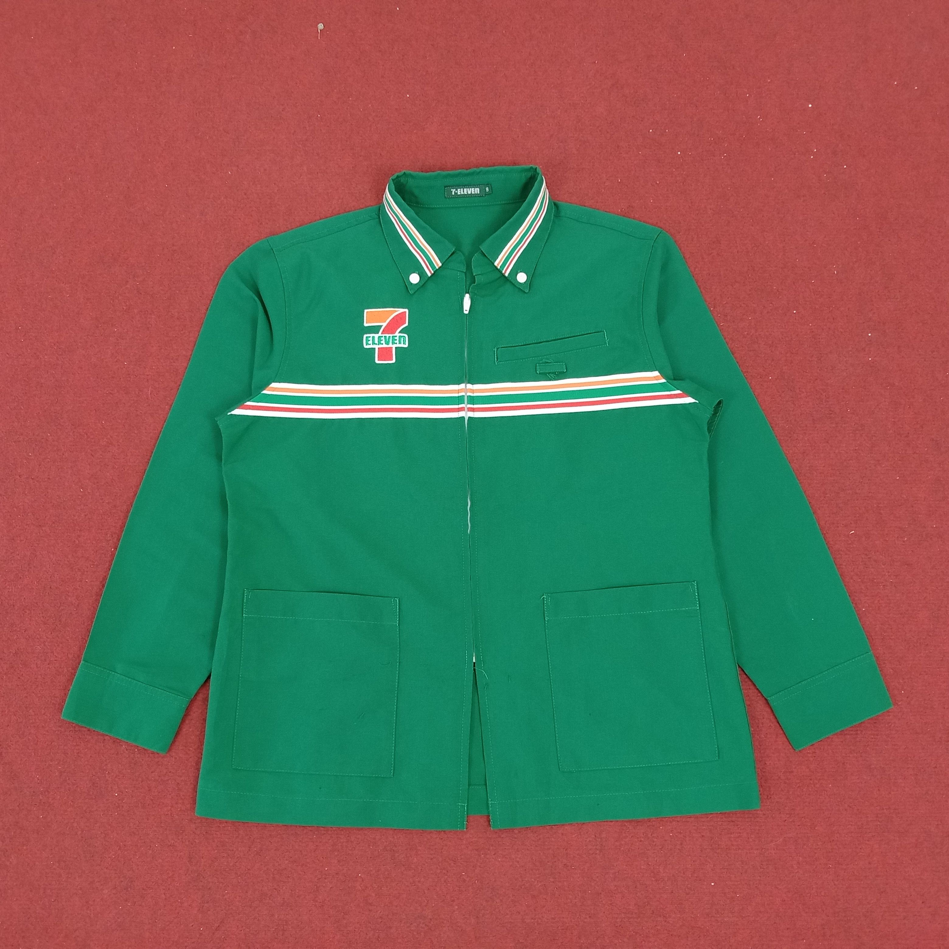 Japanese Brand × Vintage 7 Eleven Japanese Workers Uniform Jacket Size US S / EU 44-46 / 1 - 1 Thumbnail