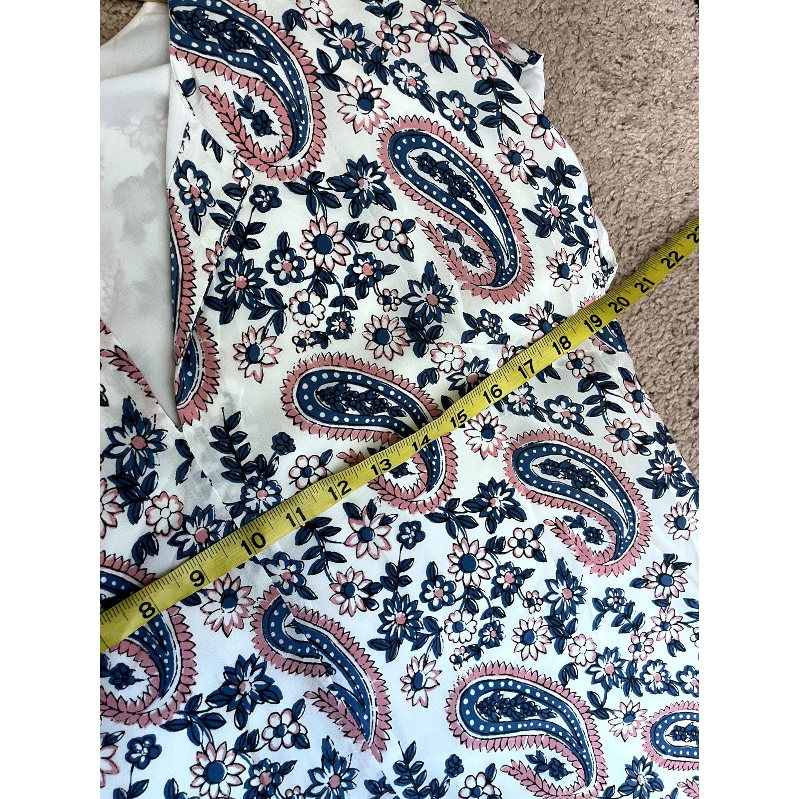 Madewell Women's Silk Madewell Paisley Dress M Size M / US 6-8 / IT 42-44 - 4 Thumbnail
