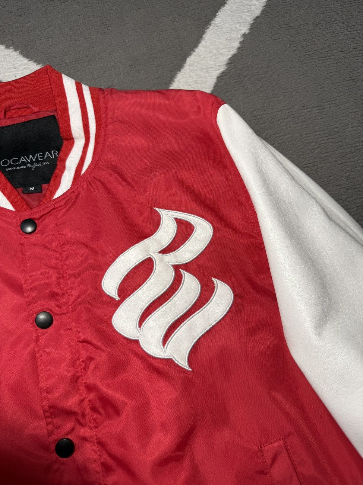 Vintage Rocawear College Varsity Jacket by Jay-Z Embroidered Logo Size US M / EU 48-50 / 2 - 10 Thumbnail