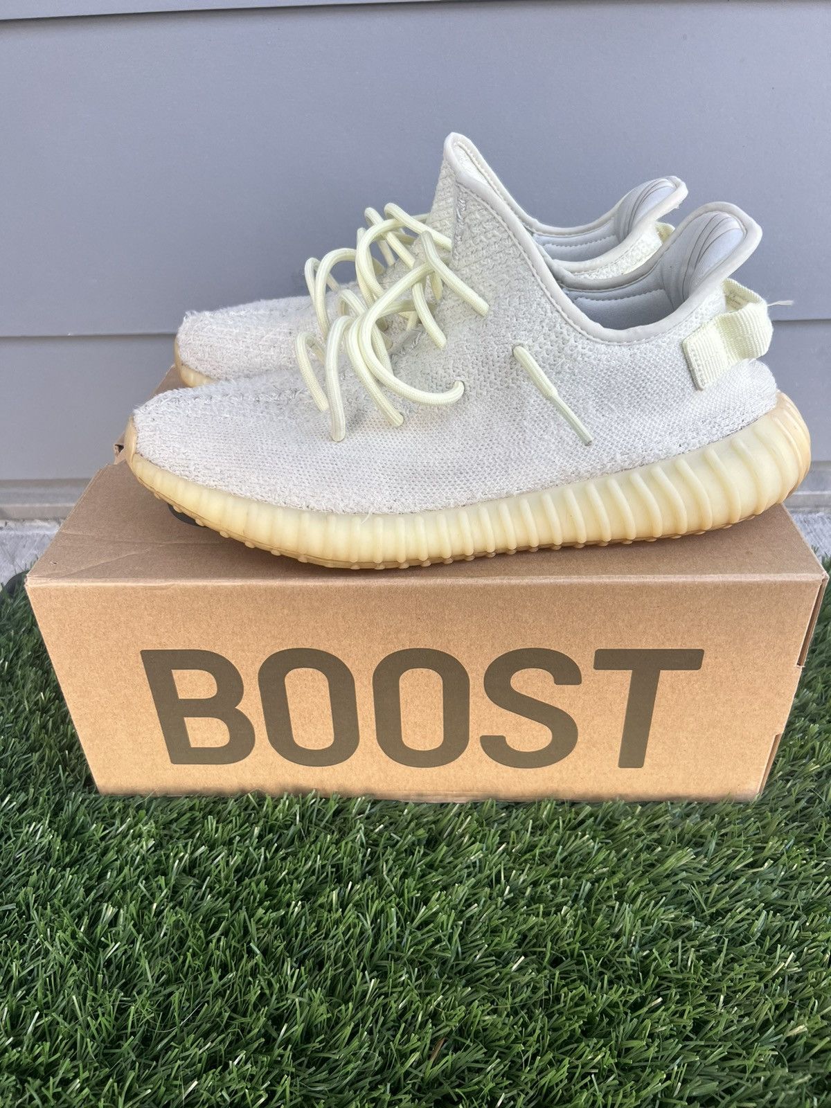 Adidas × Kanye West Yeezy 350 “Butter” Size US 11 / EU 44 - 1 Thumbnail